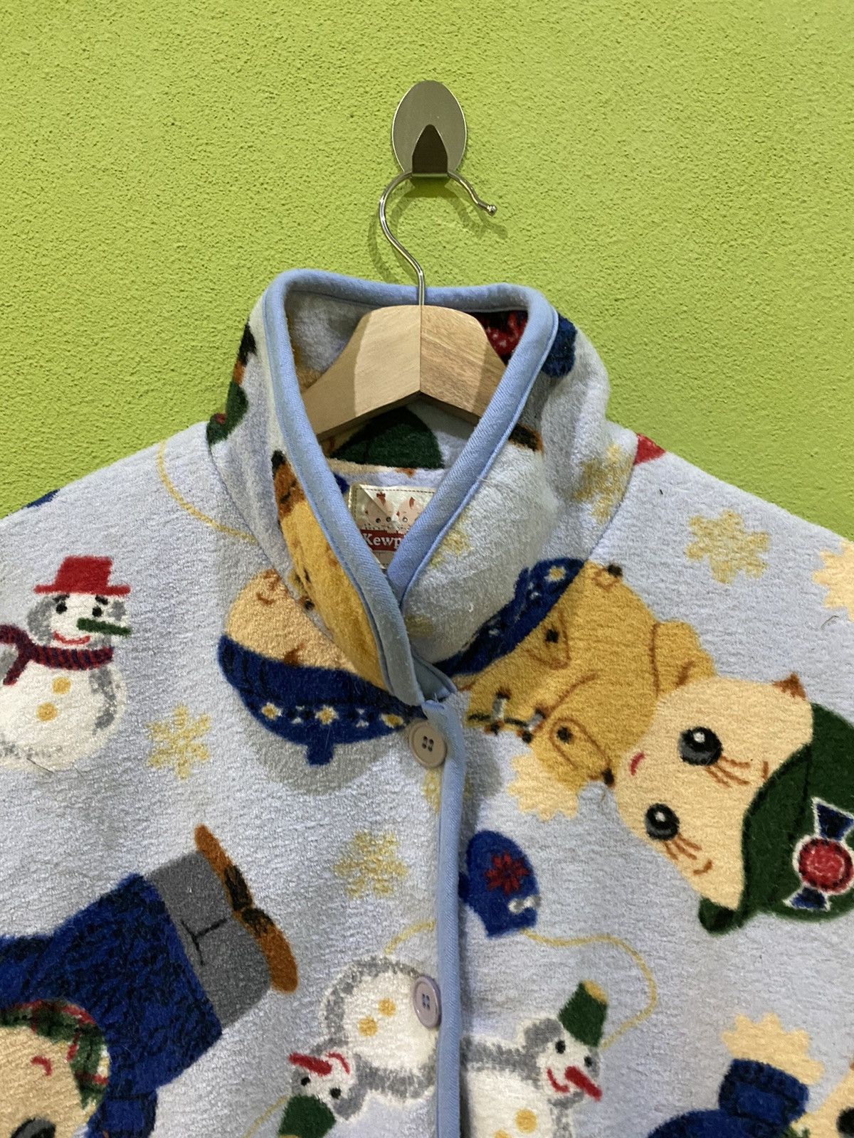 Japanese Brand Kewpie World Fleece Night Jacket Size US M / EU 48-50 / 2 - 2 Thumbnail