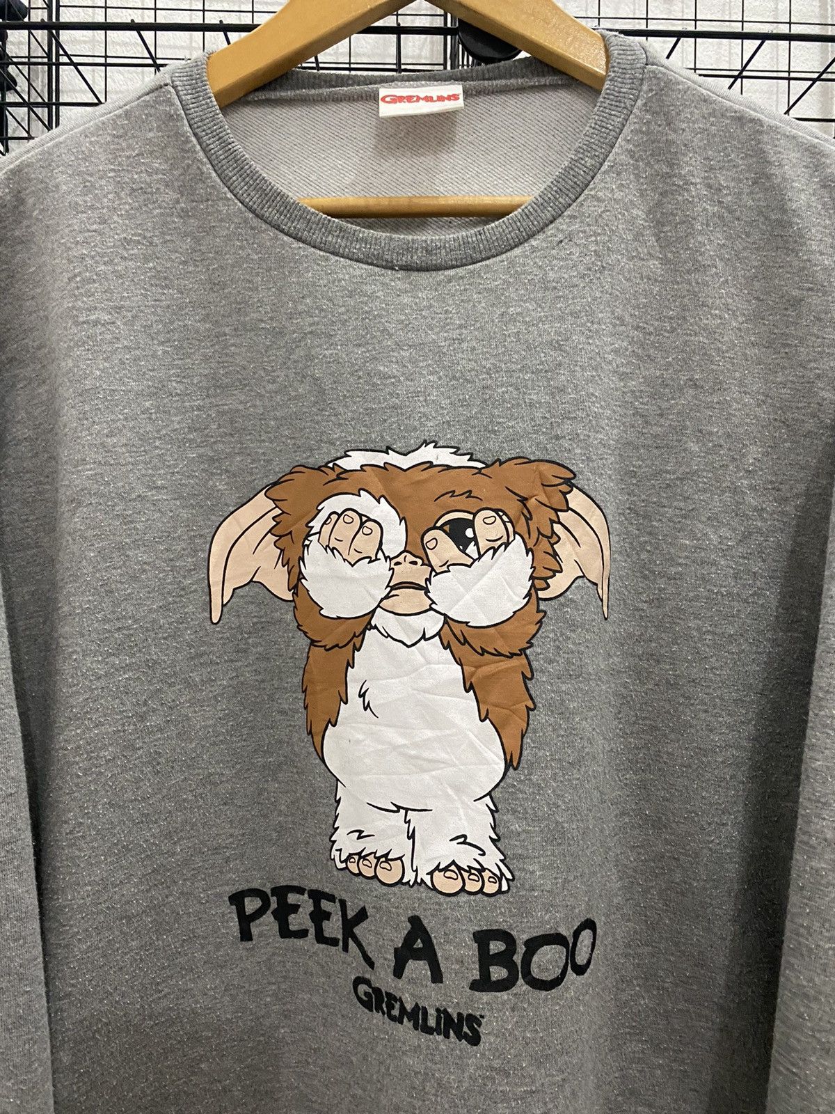 Anime × Cartoon Network PEEK A BOO GREMLINS SWEATSHIRT Size US L / EU 52-54 / 3 - 3 Thumbnail
