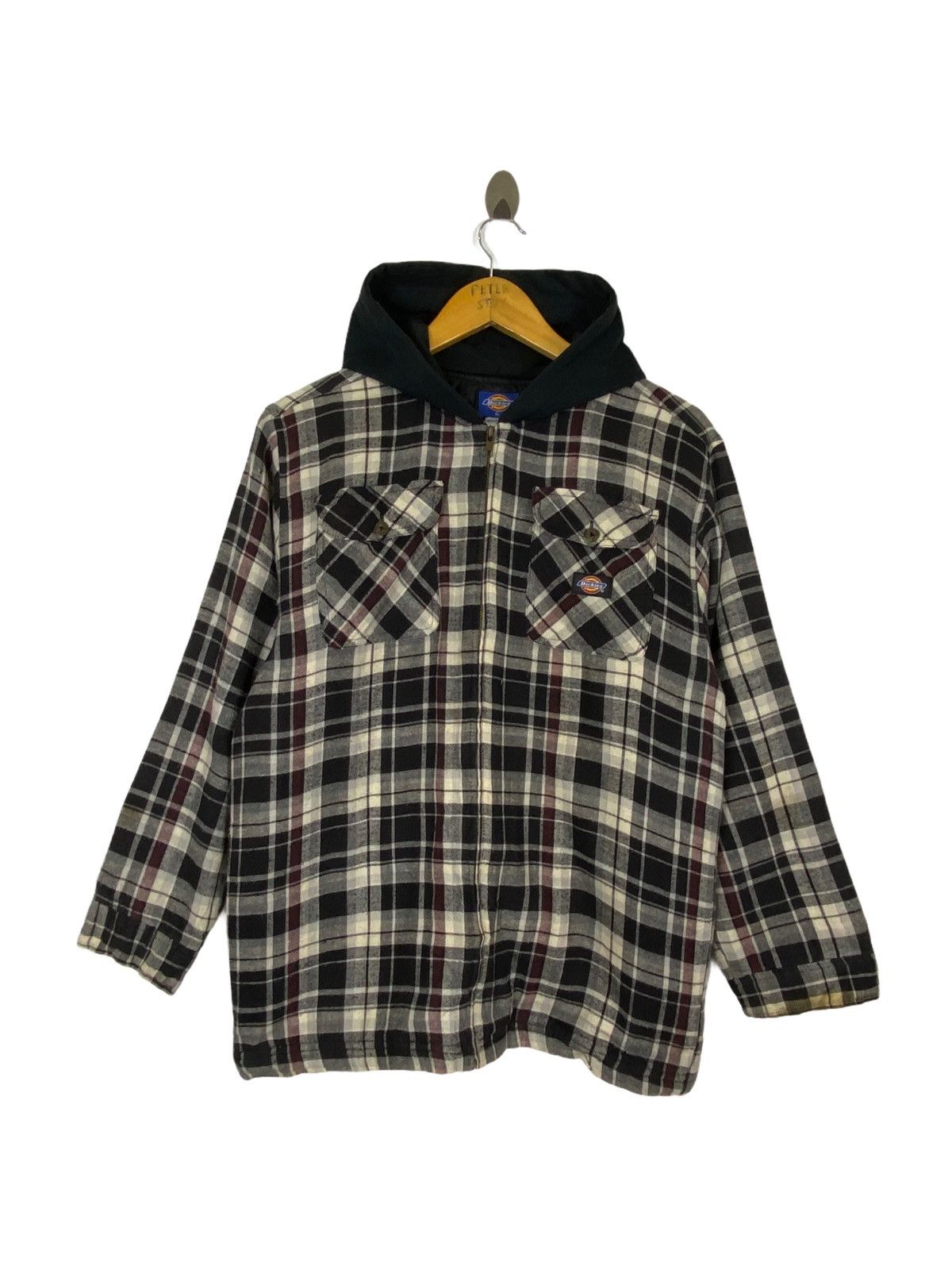 DICKIES FLANNEL HODDIES JACKET