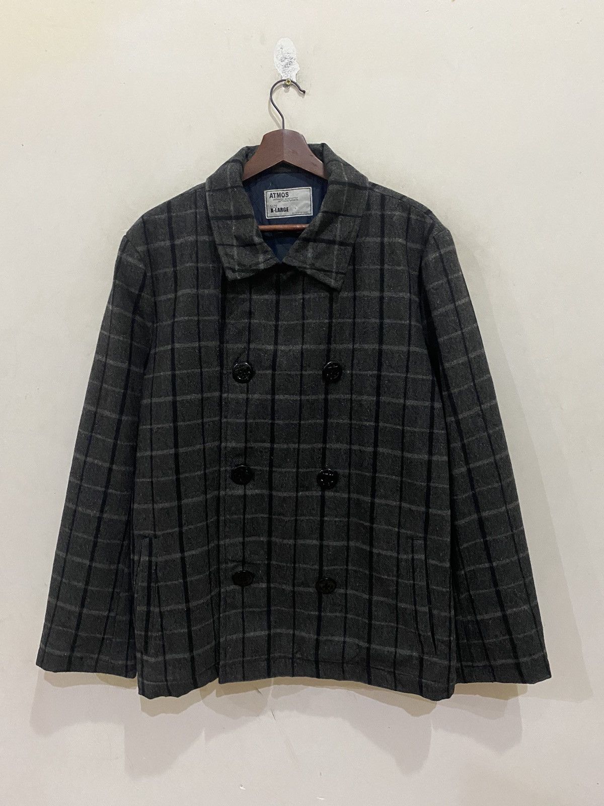 atmos ATMOS PEA COAT FLANNEL Size US XL / EU 56 / 4 - 2 Thumbnail