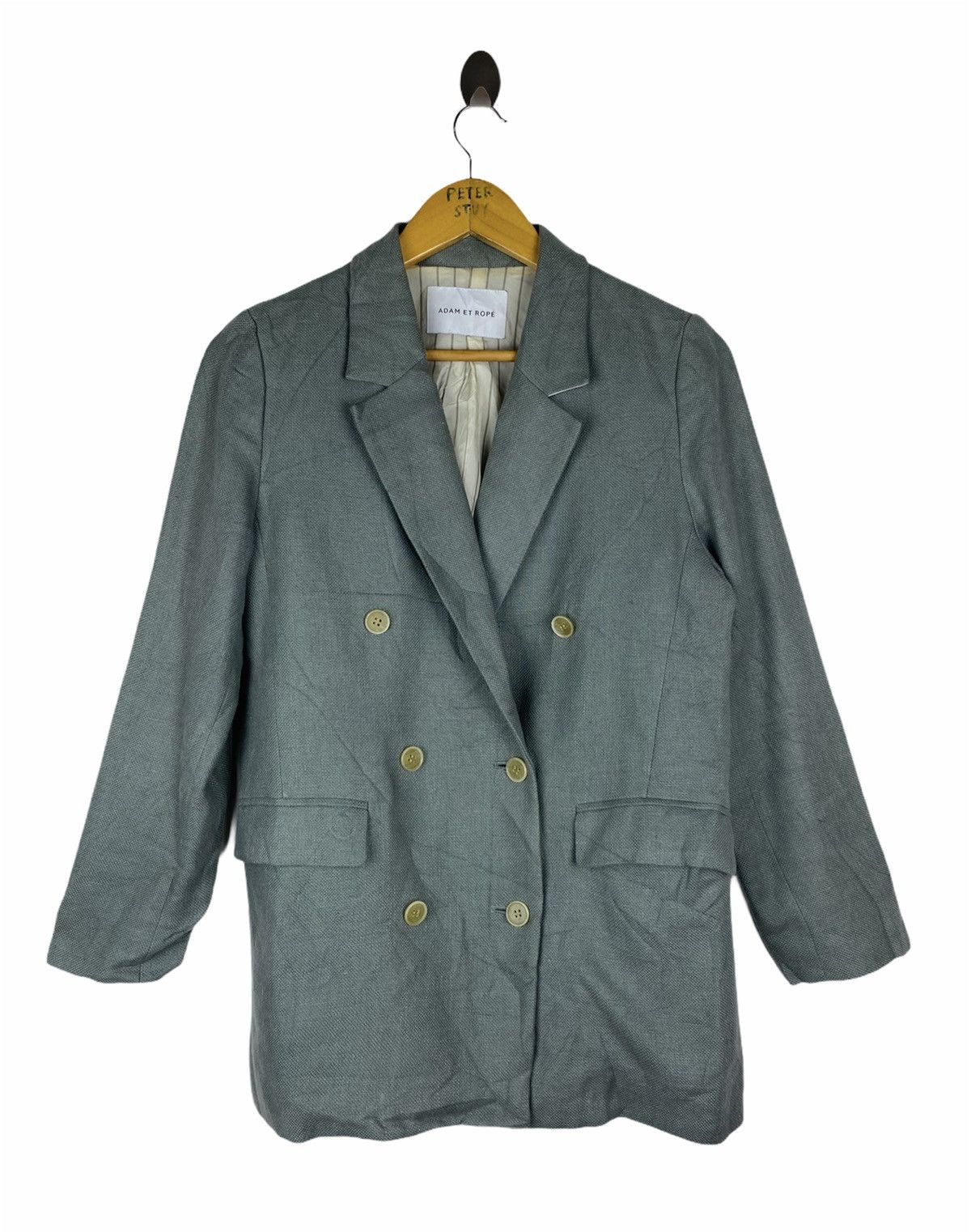 image of Adam Et Rope Cotton Formal Blazer, Men's (Size Medium)