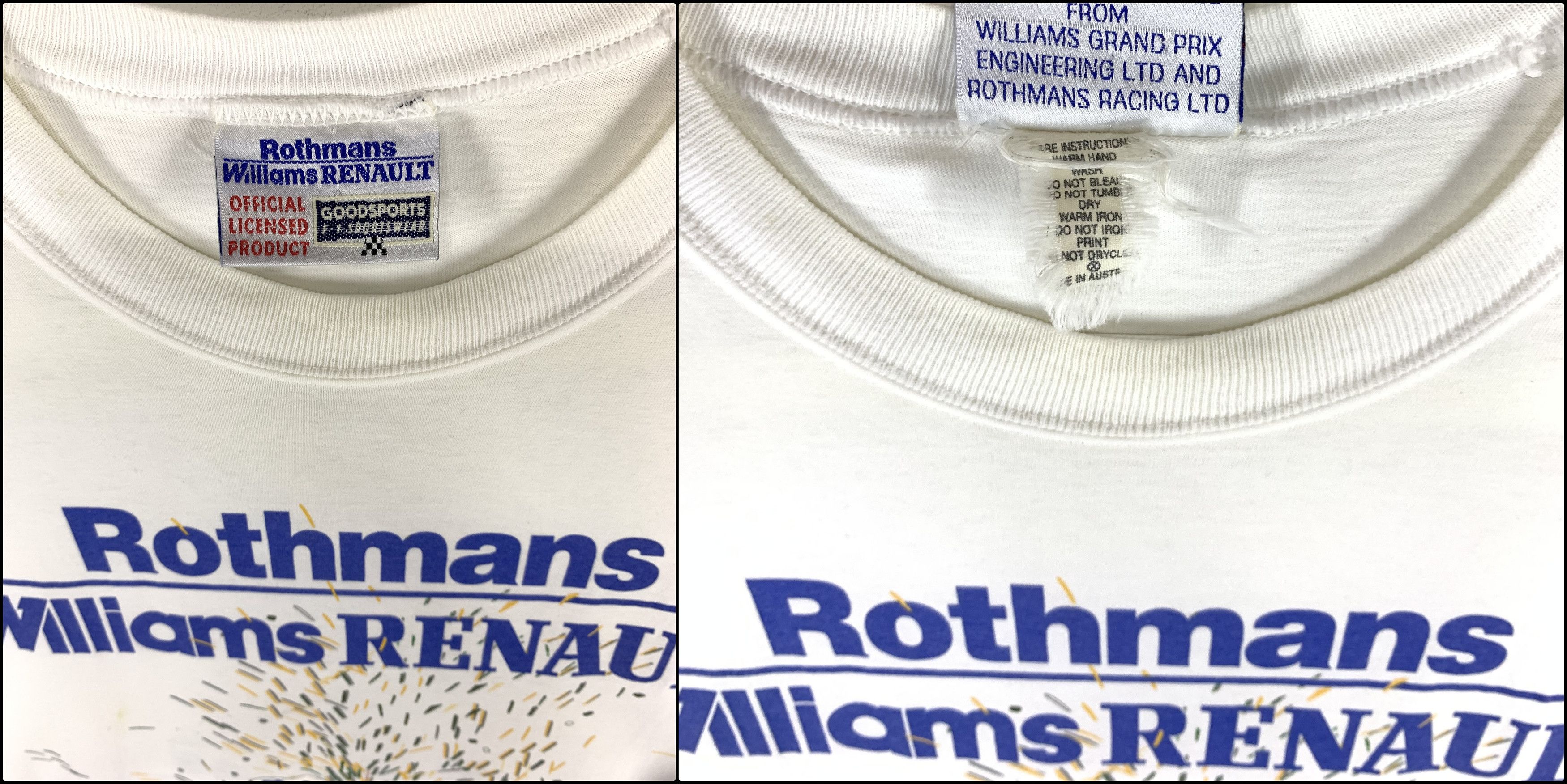 Formula 1 × Vintage Rothmans williams renault F1 with signature vtg 90s shirt Size US M / EU 48-50 / 2 - 10 Thumbnail