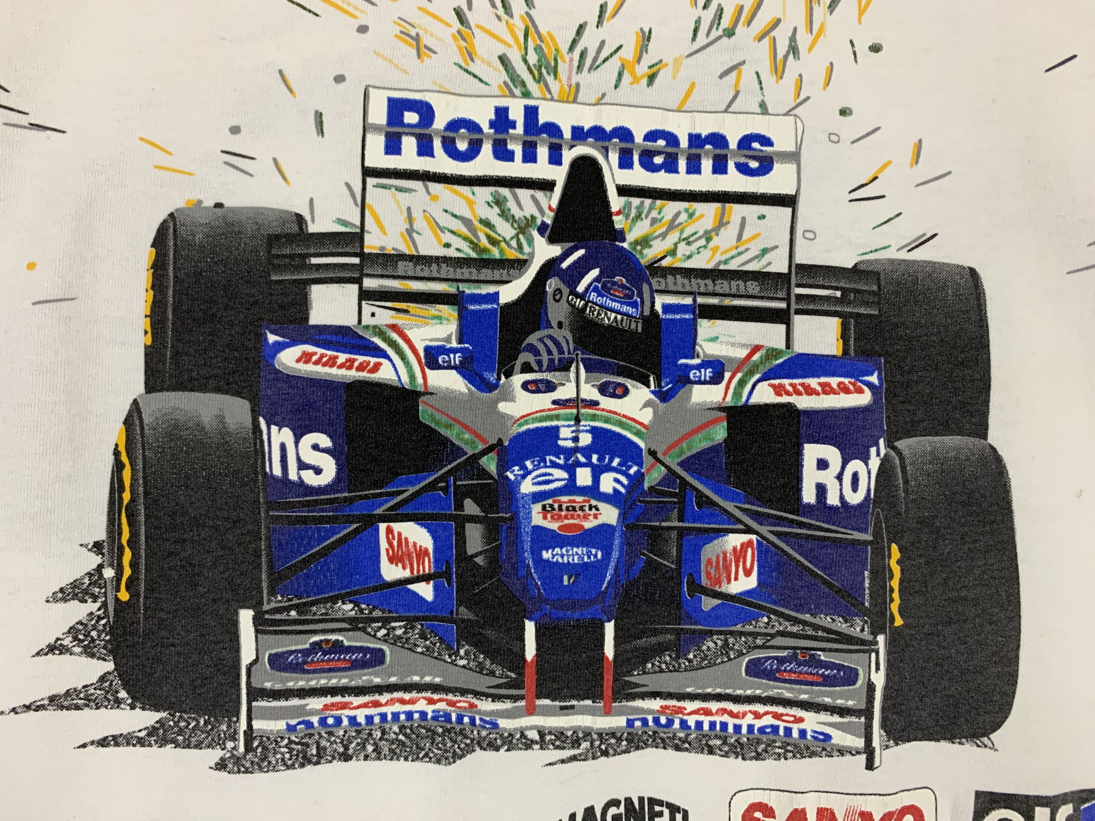 Formula 1 × Vintage Rothmans williams renault F1 with signature vtg 90s shirt Size US M / EU 48-50 / 2 - 4 Thumbnail