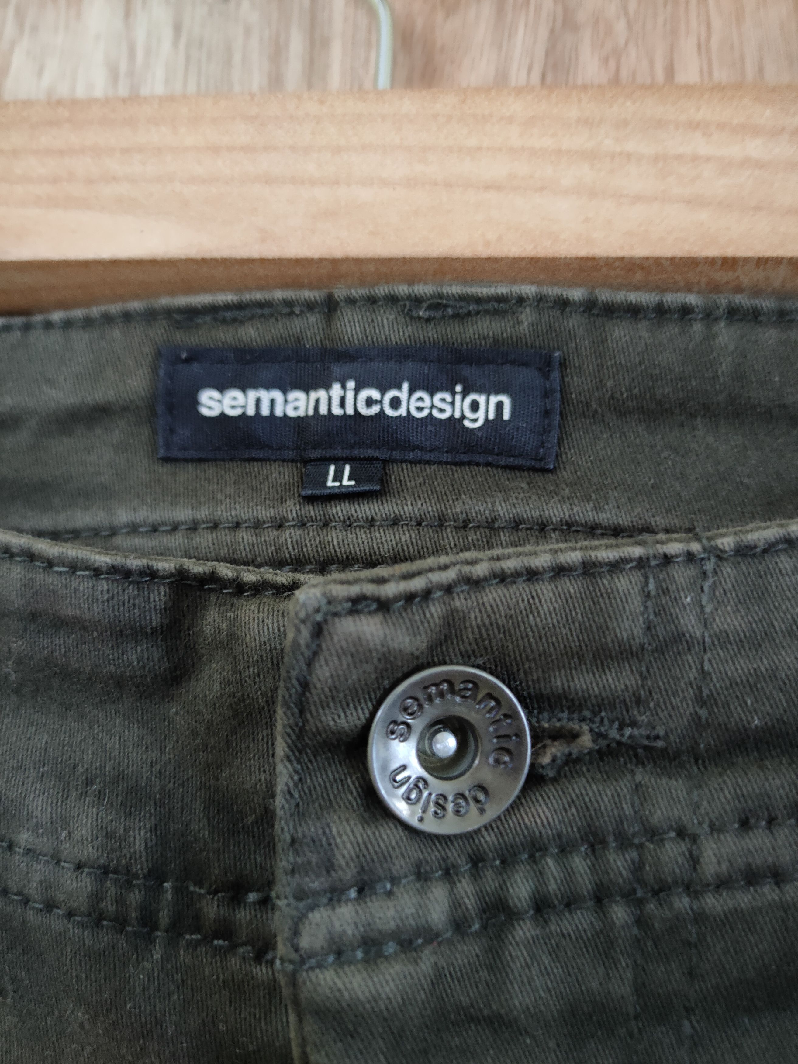 Japanese Brand DLL semantic design camo punk cargo pants #sp46-267T Size US 34 / EU 50 - 8 Thumbnail