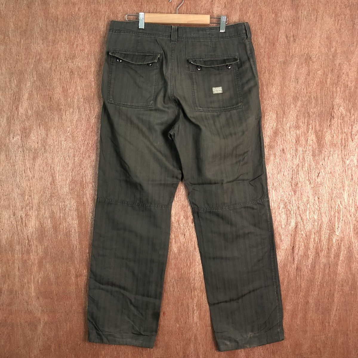 Japanese Brand DLL Russk Grey faded vintage cargo Pants #c214 Size US 32 / EU 48 - 7 Thumbnail