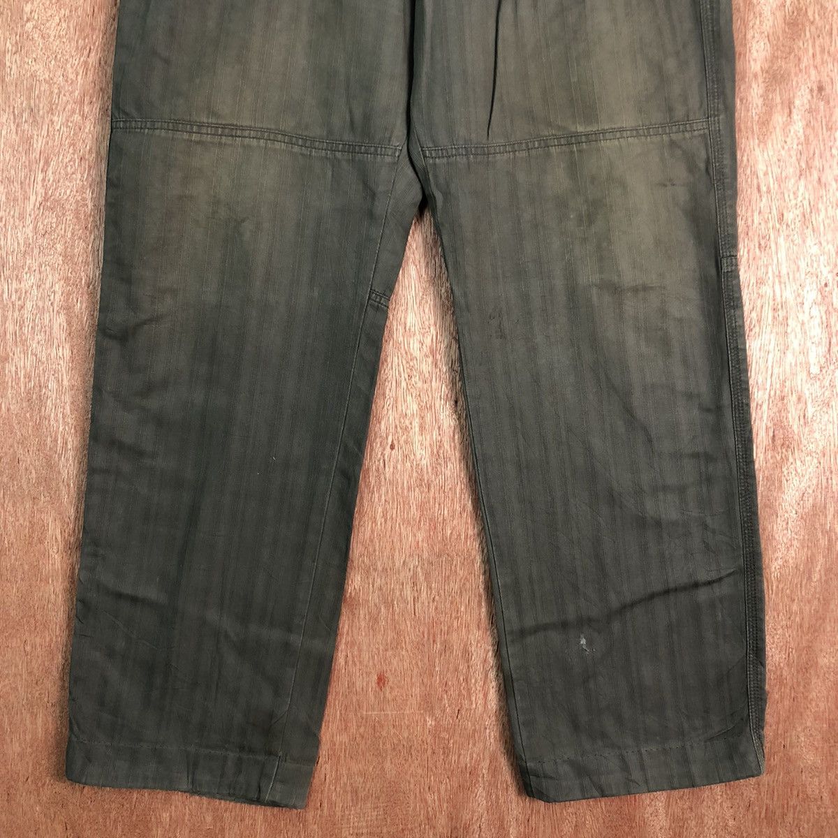 Japanese Brand DLL Russk Grey faded vintage cargo Pants #c214 Size US 32 / EU 48 - 3 Thumbnail