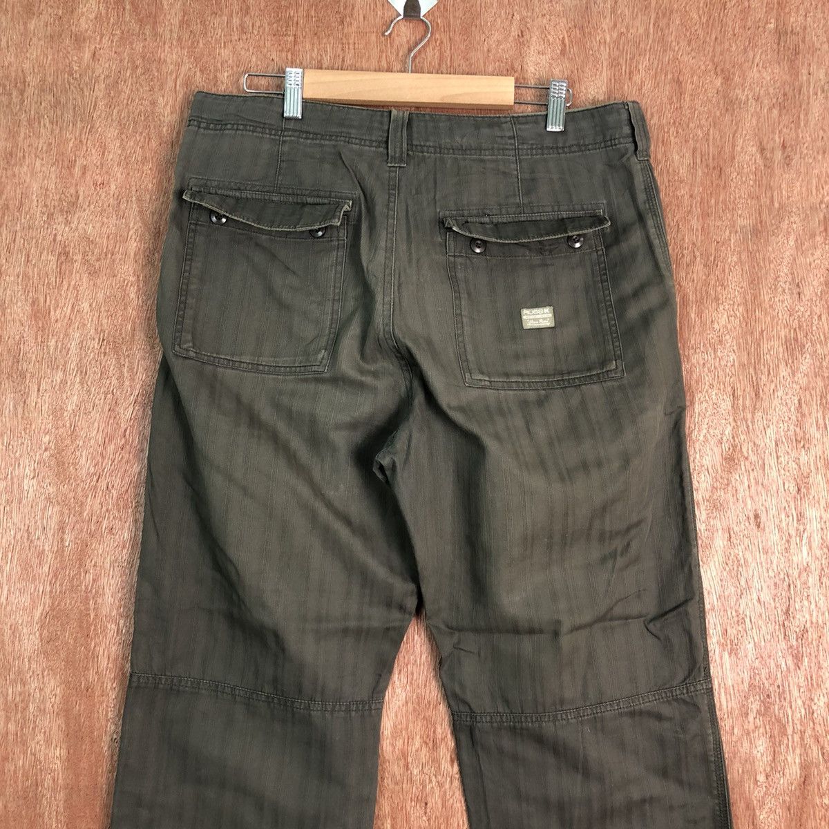 Japanese Brand DLL Russk Grey faded vintage cargo Pants #c214 Size US 32 / EU 48 - 8 Thumbnail