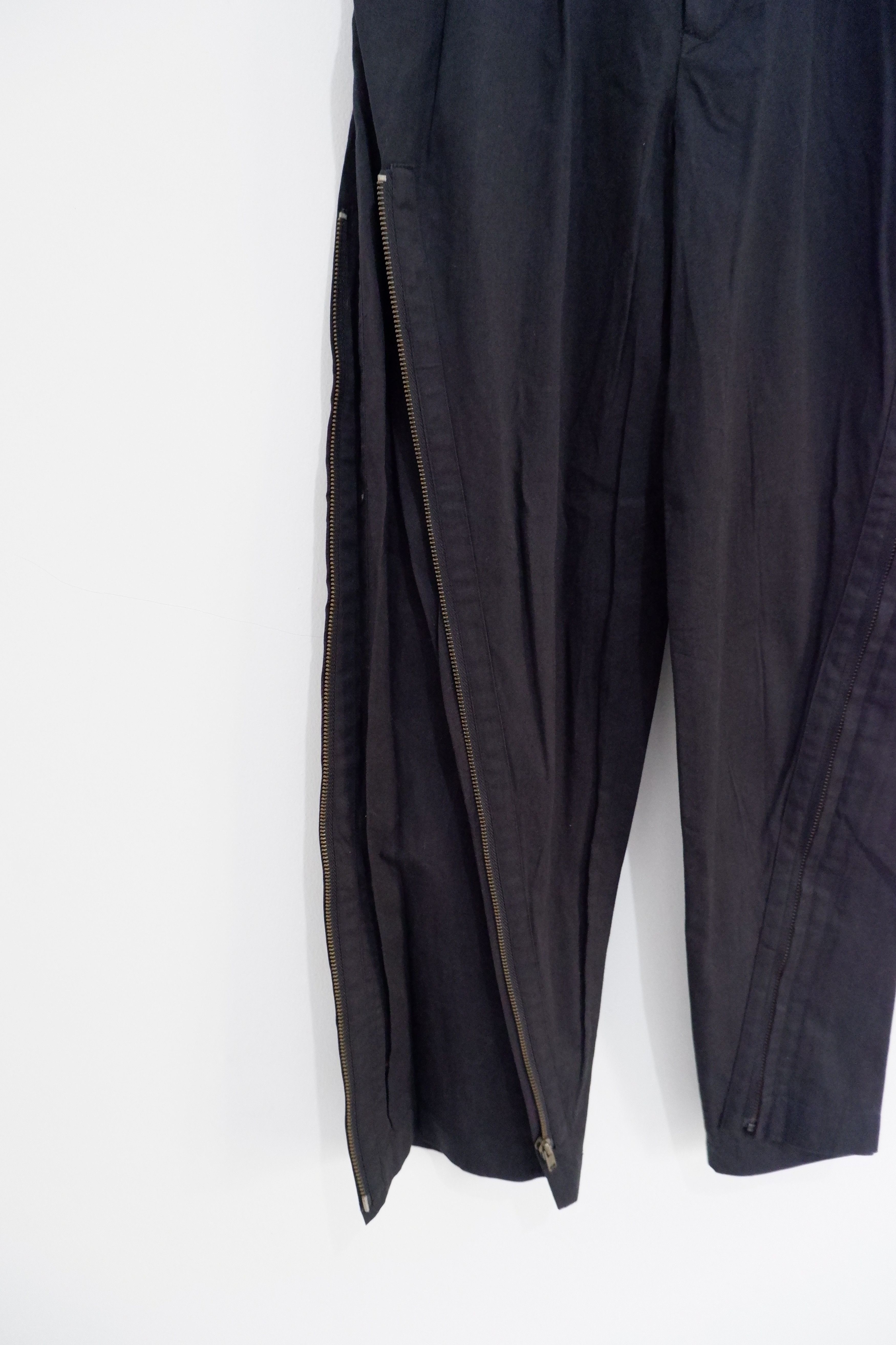 Issey Miyake Vintage 80s Issey Miyake Double Zipper Pants Size 23 Size 23" - 6 Thumbnail