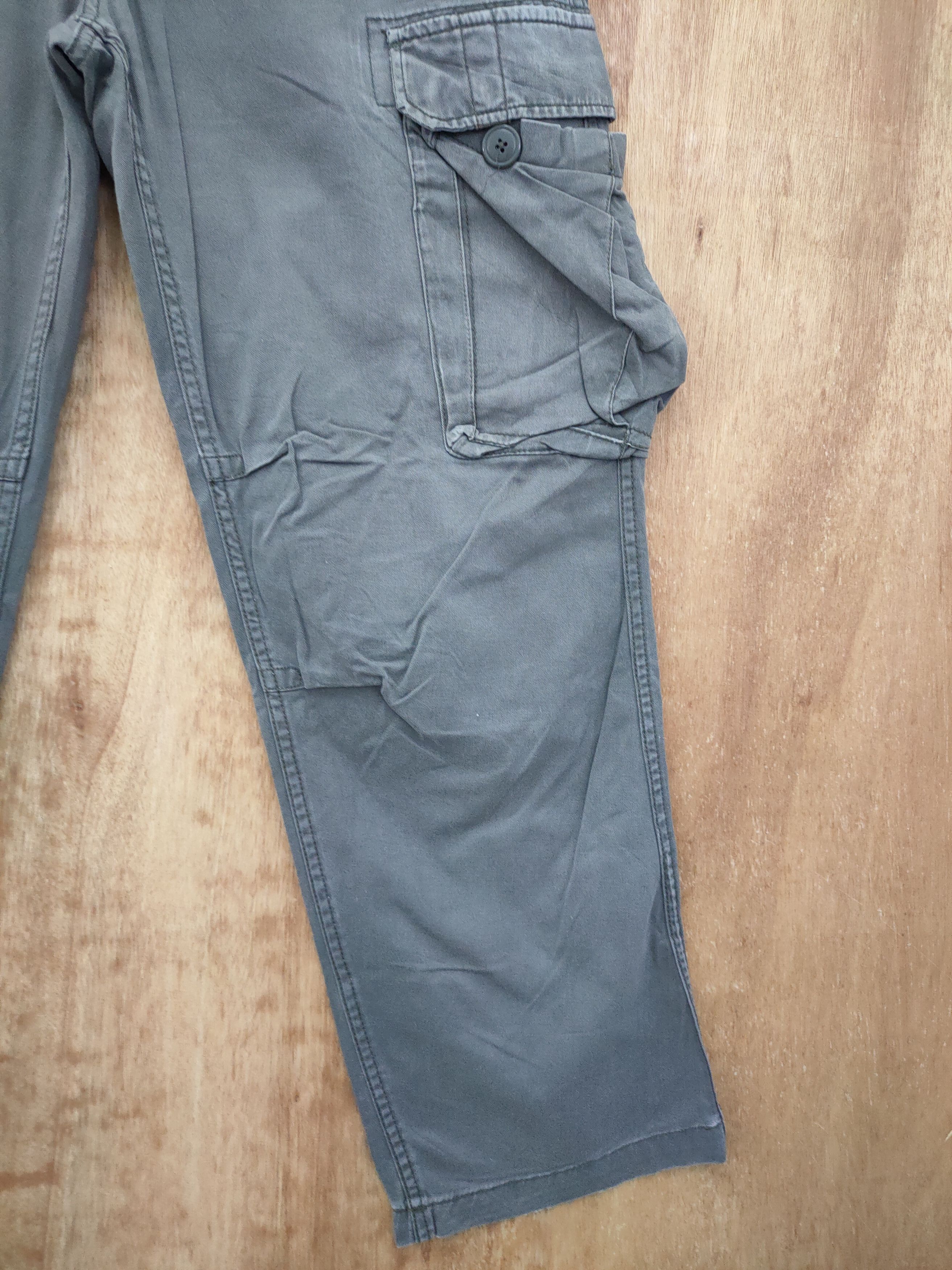 Japanese Brand DLL Freaks Wear multipocket tactical cargo pants #46-048 Size US 32 / EU 48 - 3 Thumbnail