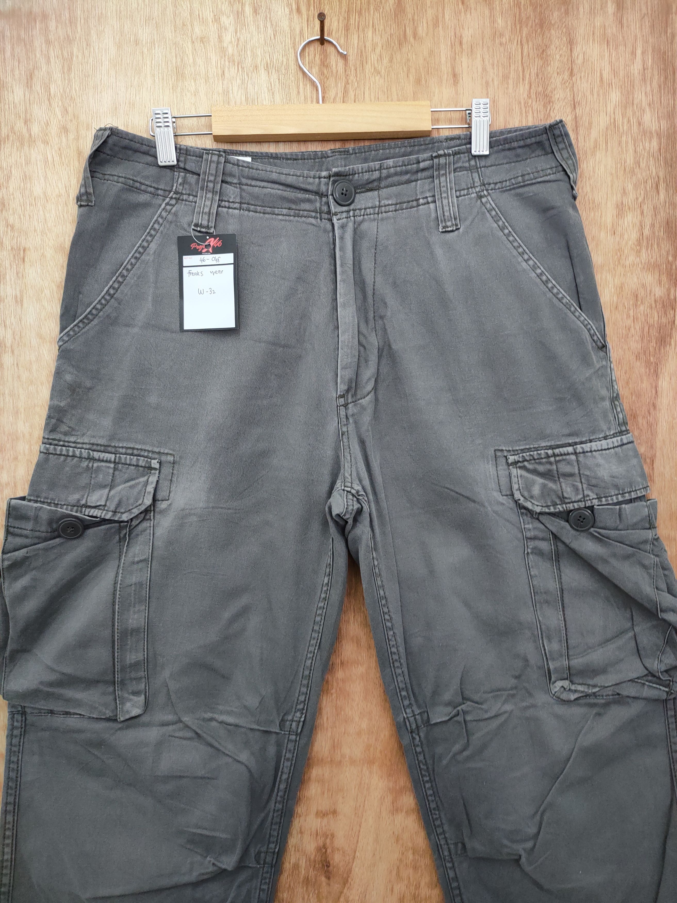 Japanese Brand DLL Freaks Wear multipocket tactical cargo pants #46-048 Size US 32 / EU 48 - 4 Thumbnail