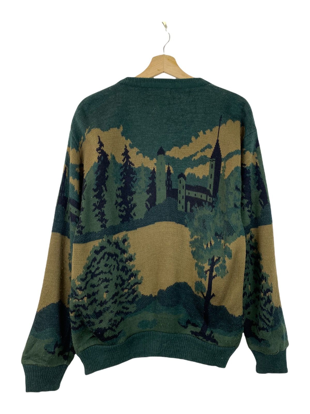 Vintage Vintage Rapido spirit printed knitsweater nice design Size US L / EU 52-54 / 3 - 2 Thumbnail