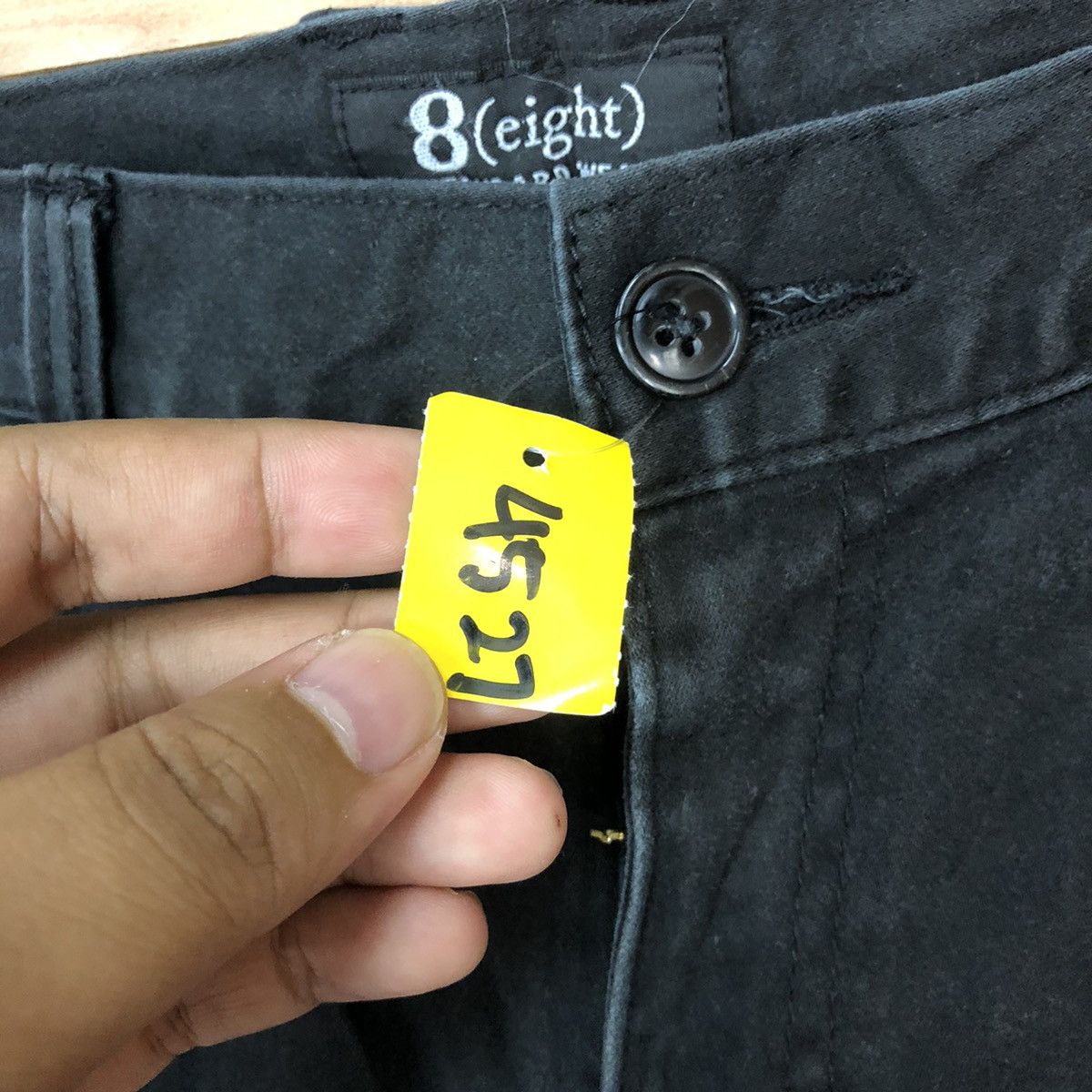 8 by YOOX 8Eight Standard Wear multipocket Black Cargo Pants #4527 Size US 33 - 10 Thumbnail
