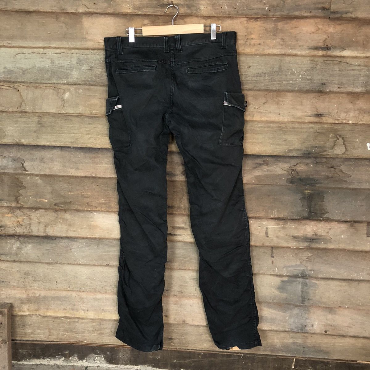 8 by YOOX 8Eight Standard Wear multipocket Black Cargo Pants #4527 Size US 33 - 11 Thumbnail