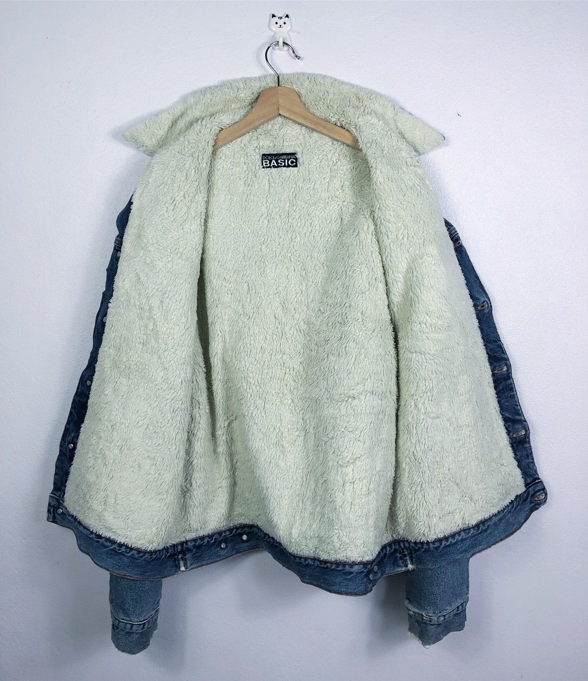 Dolce & Gabbana Rare Dolce & Gabbana Sherpa Denim Jacket Size US L / EU 52-54 / 3 - 10 Thumbnail