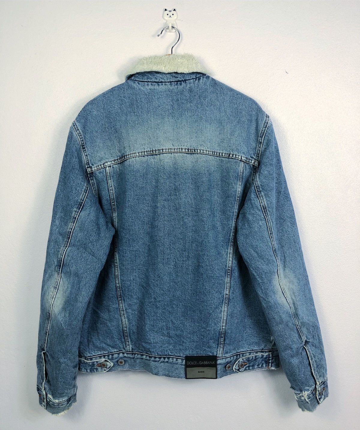 Dolce & Gabbana Rare Dolce & Gabbana Sherpa Denim Jacket Size US L / EU 52-54 / 3 - 8 Thumbnail