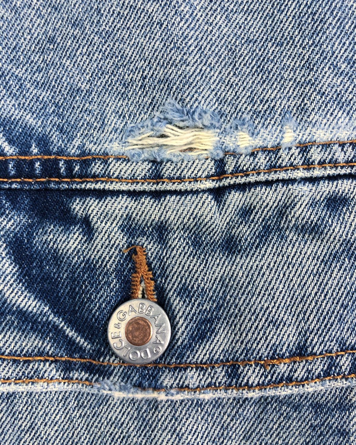 Dolce & Gabbana Rare Dolce & Gabbana Sherpa Denim Jacket Size US L / EU 52-54 / 3 - 15 Thumbnail
