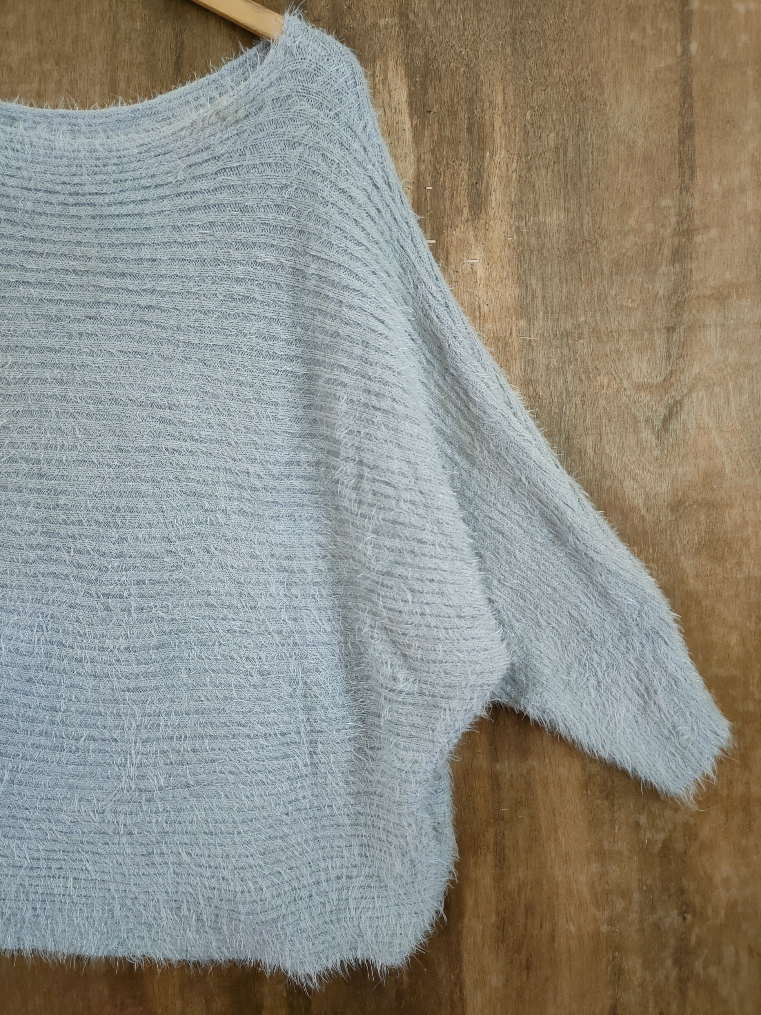 Homespun Knitwear D Antiqua Atterntorso fur mohair shaggy knitwear#46-1022 Size M / US 6-8 / IT 42-44 - 3 Thumbnail