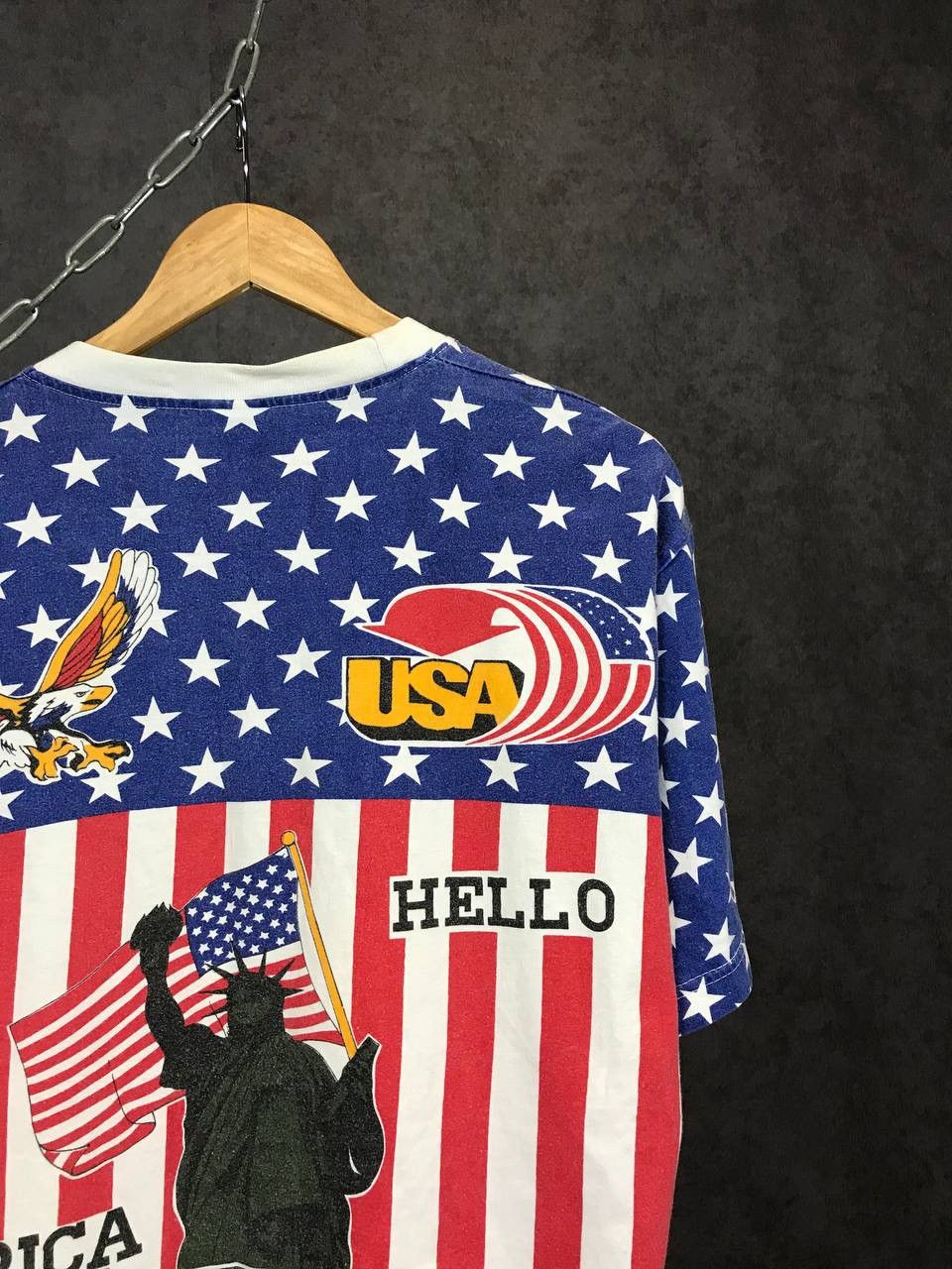 Vintage USA American vintage overprinted tee Size US L / EU 52-54 / 3 - 5 Thumbnail
