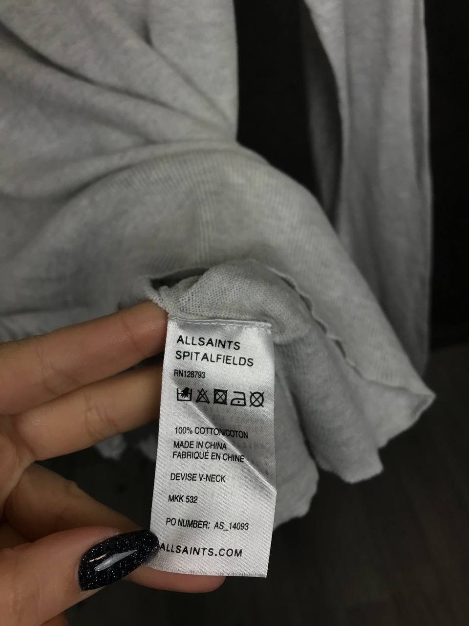 Allsaints Allsaints luxury streetwear v neck sweater Size US M / EU 48-50 / 2 - 4 Thumbnail