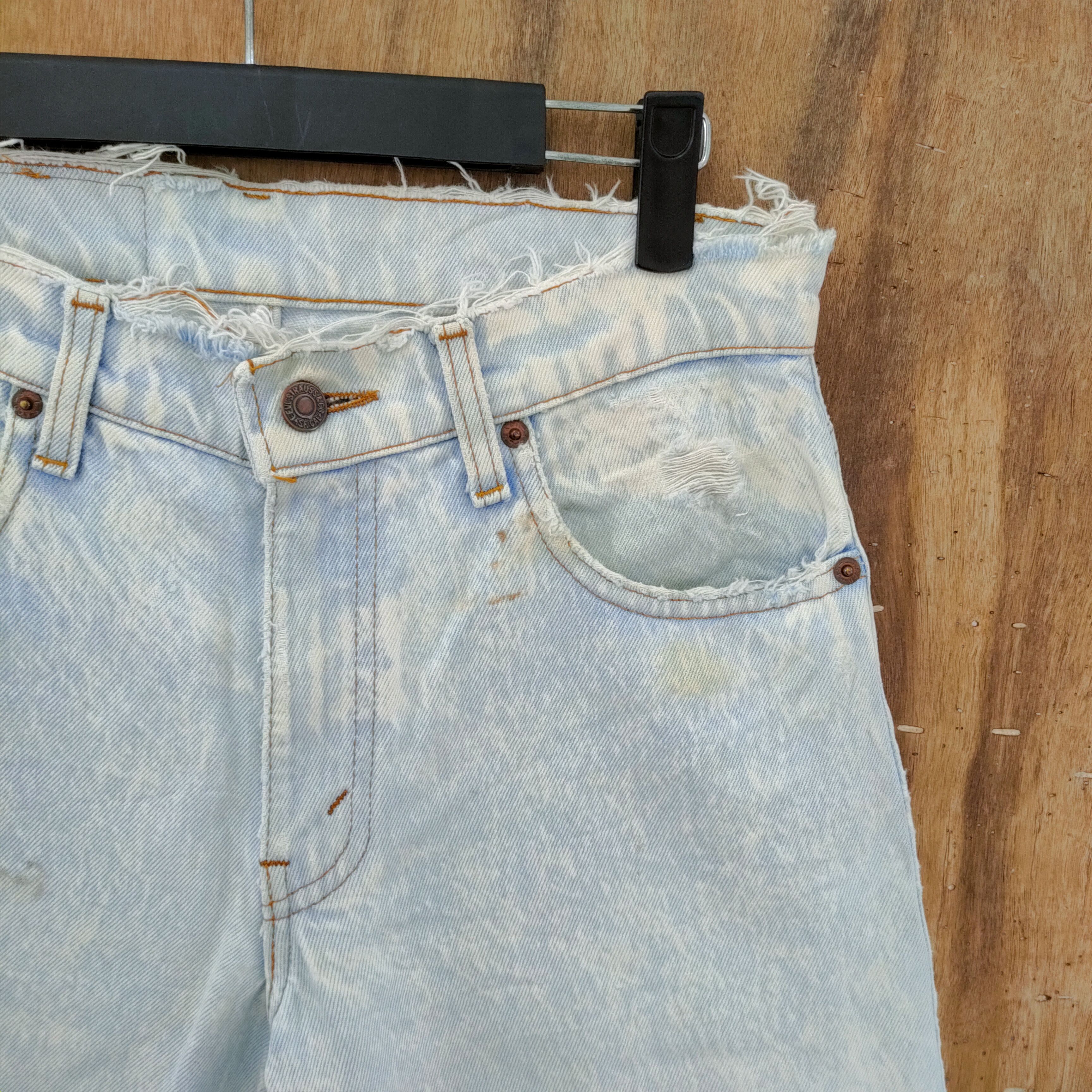 Levi's Vintage Clothing W30 VINTAGE LEVI'S 506 WASHED DISTRESSED LIGHT BLUE DENIM Size US 30 / EU 46 - 4 Thumbnail