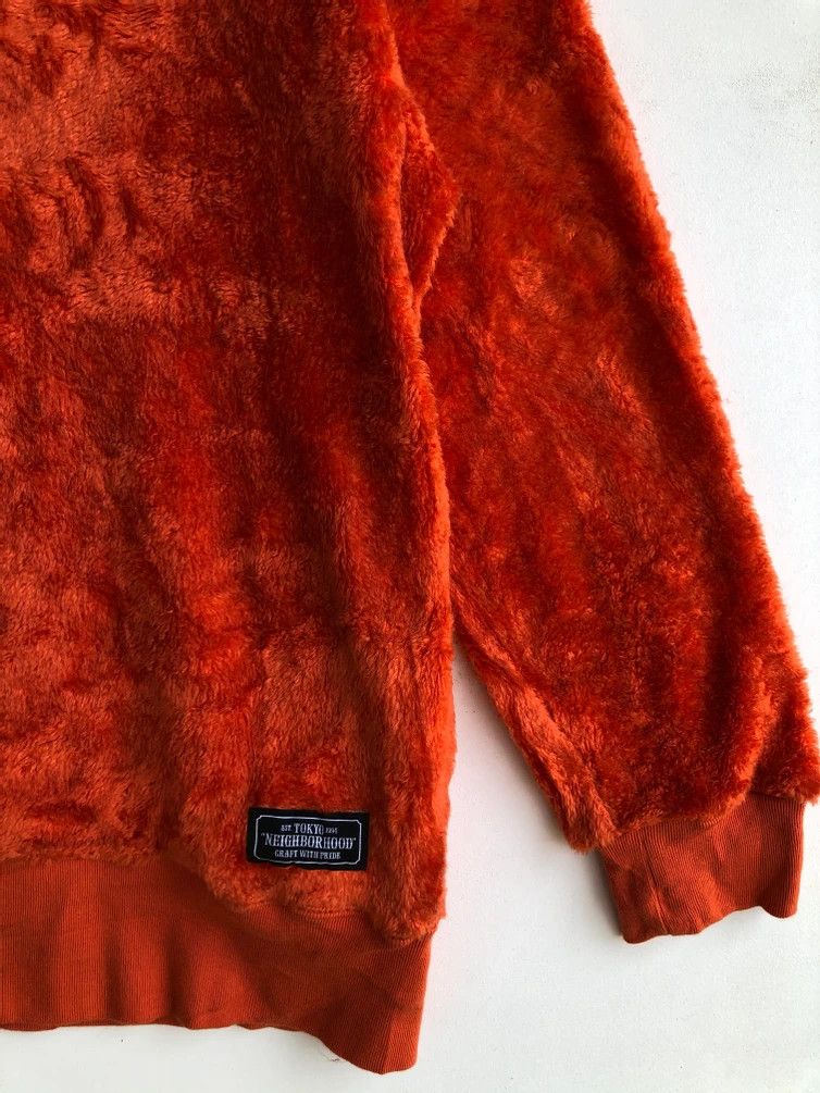 Neighborhood RARE🔥POLAR FLEECE A-HN L/S 2-POCKETS SWEATSHIRT ORANGE Size US M / EU 48-50 / 2 - 3 Thumbnail