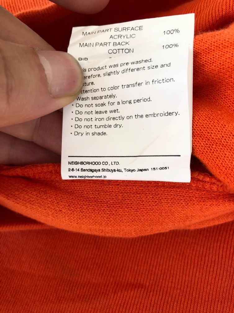 Neighborhood RARE🔥POLAR FLEECE A-HN L/S 2-POCKETS SWEATSHIRT ORANGE Size US M / EU 48-50 / 2 - 10 Thumbnail