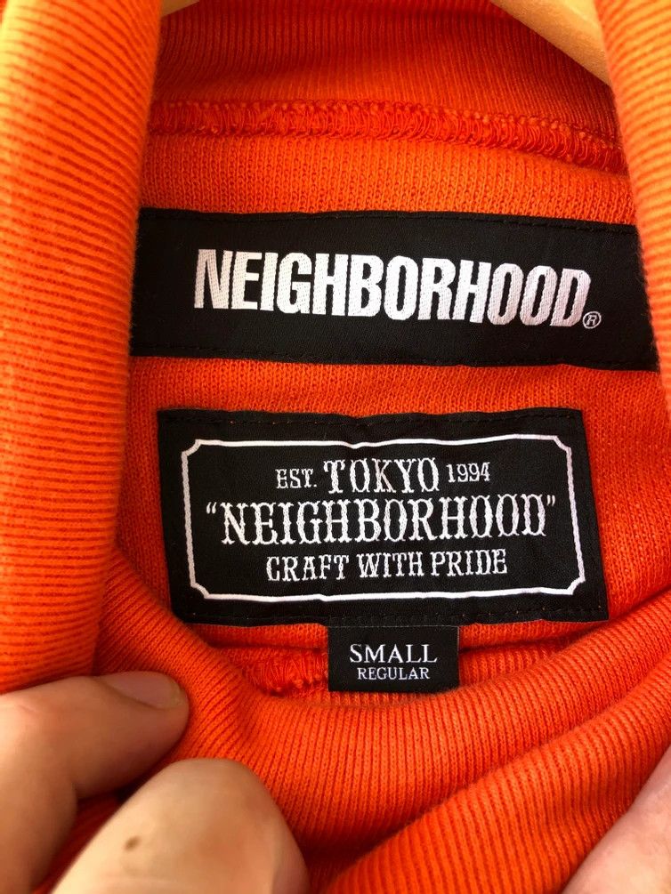 Neighborhood RARE🔥POLAR FLEECE A-HN L/S 2-POCKETS SWEATSHIRT ORANGE Size US M / EU 48-50 / 2 - 7 Thumbnail