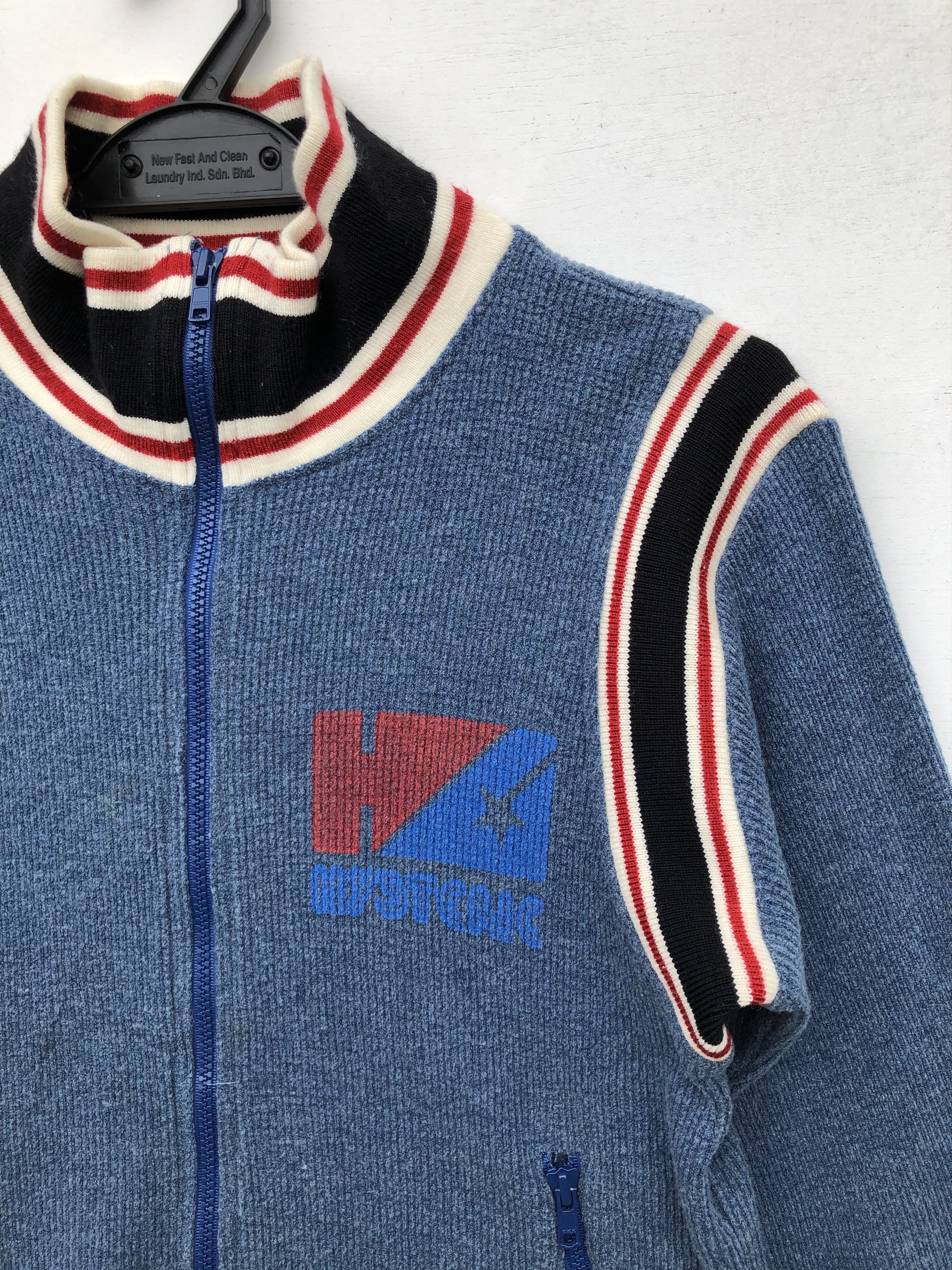 Hysteric Glamour VINTAGE 90’S HYSTERIC GLAMOUR BOX LOGO STRETCH SWEATER Size S / US 4 / IT 40 - 5 Thumbnail