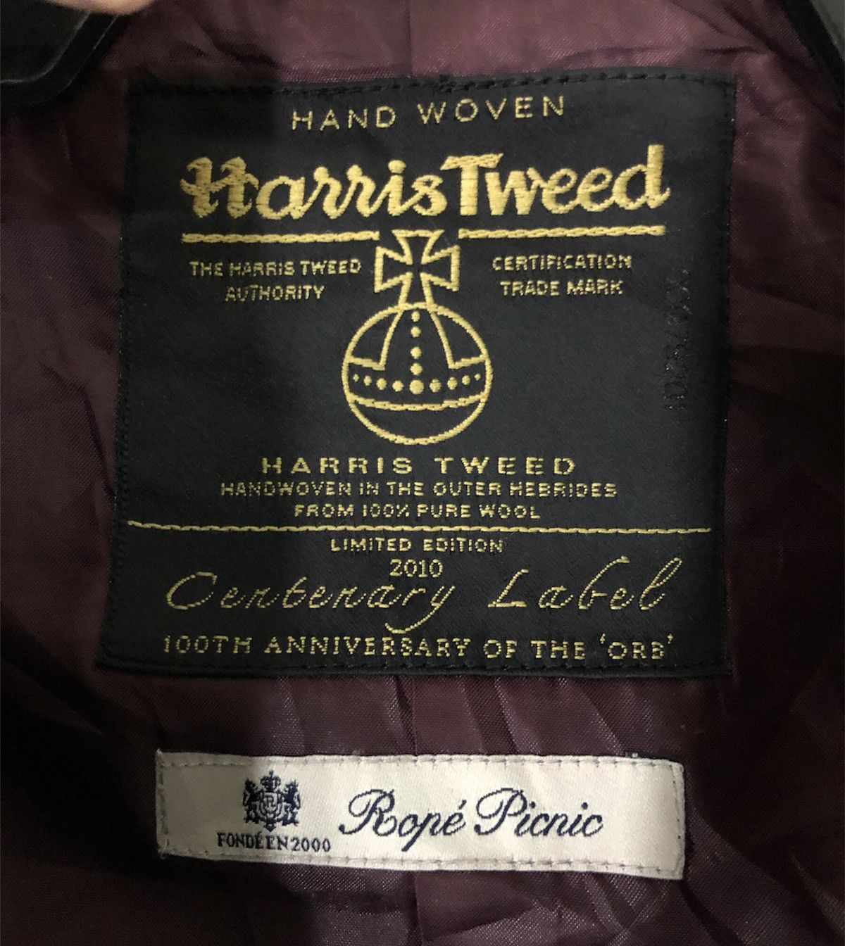 Designer × Harris Tweed Harris Tweed Limited Edition 100TH Anniversary Of The Orb Size US M / EU 48-50 / 2 - 9 Thumbnail