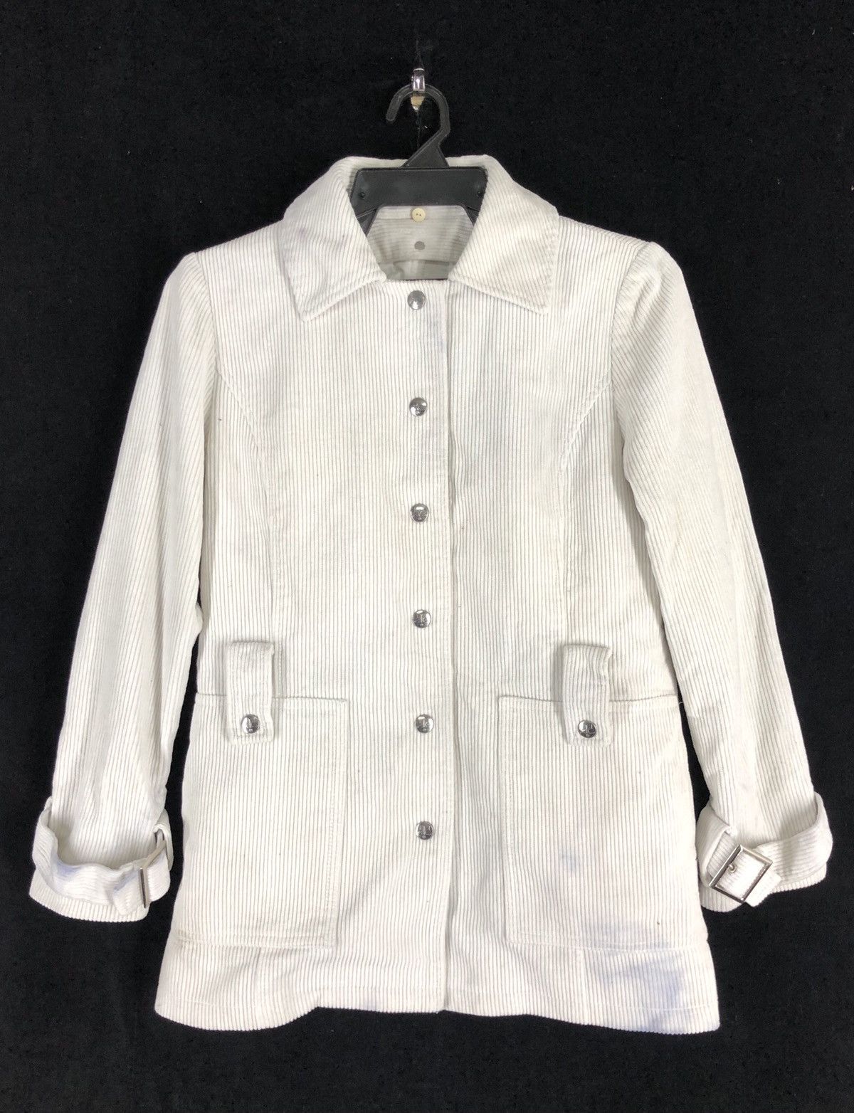 Courreges × Vintage Vintage Courreges Homme Heavy Corduroy Coat Size US M / EU 48-50 / 2 - 1 Thumbnail