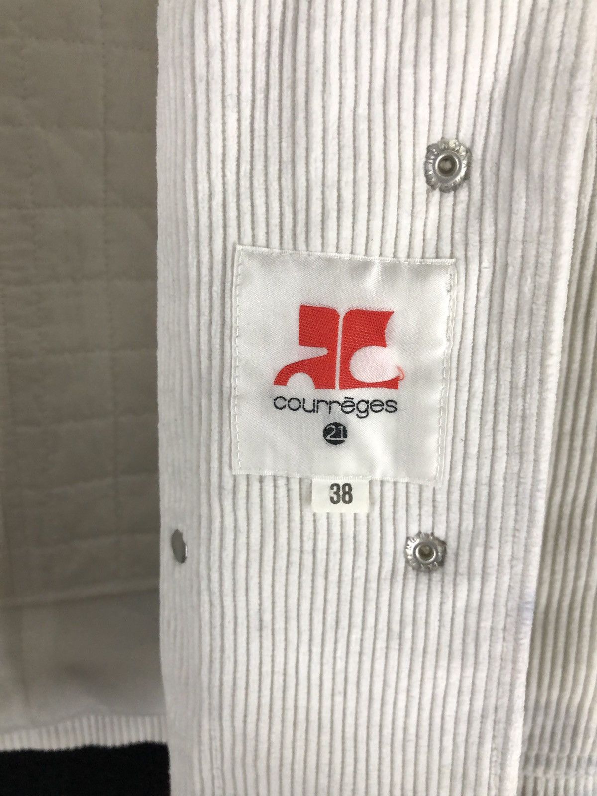 Courreges × Vintage Vintage Courreges Homme Heavy Corduroy Coat Size US M / EU 48-50 / 2 - 9 Thumbnail