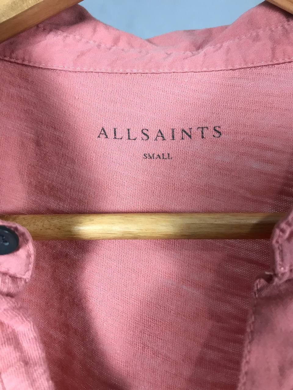 Allsaints Allsaints luxury streetwear pink polo tee Size US S / EU 44-46 / 1 - 4 Thumbnail