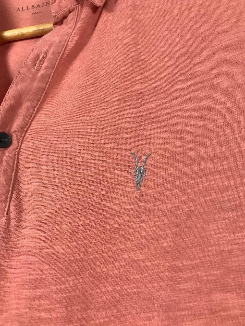 Allsaints Allsaints luxury streetwear pink polo tee Size US S / EU 44-46 / 1 - 3 Thumbnail