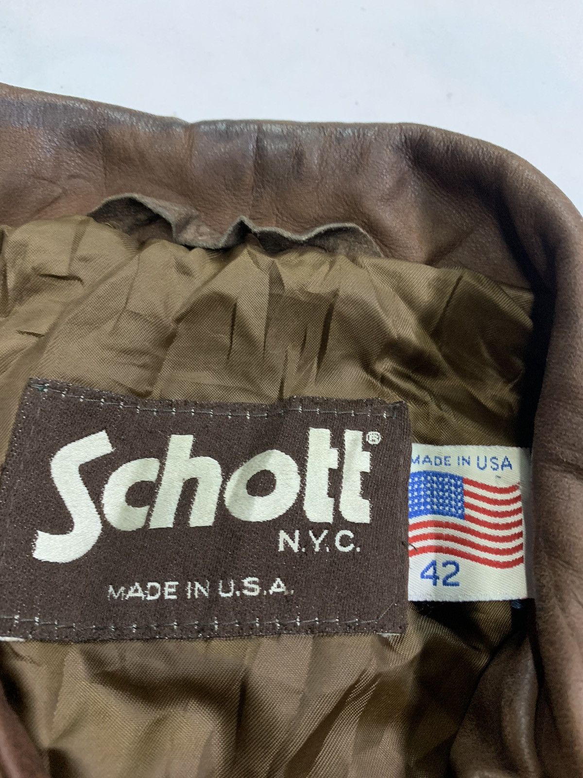 Genuine Leather × Schott 🔥VTG SCHOTT WESTERN LEATHER JACKETS Size US L / EU 52-54 / 3 - 8 Thumbnail