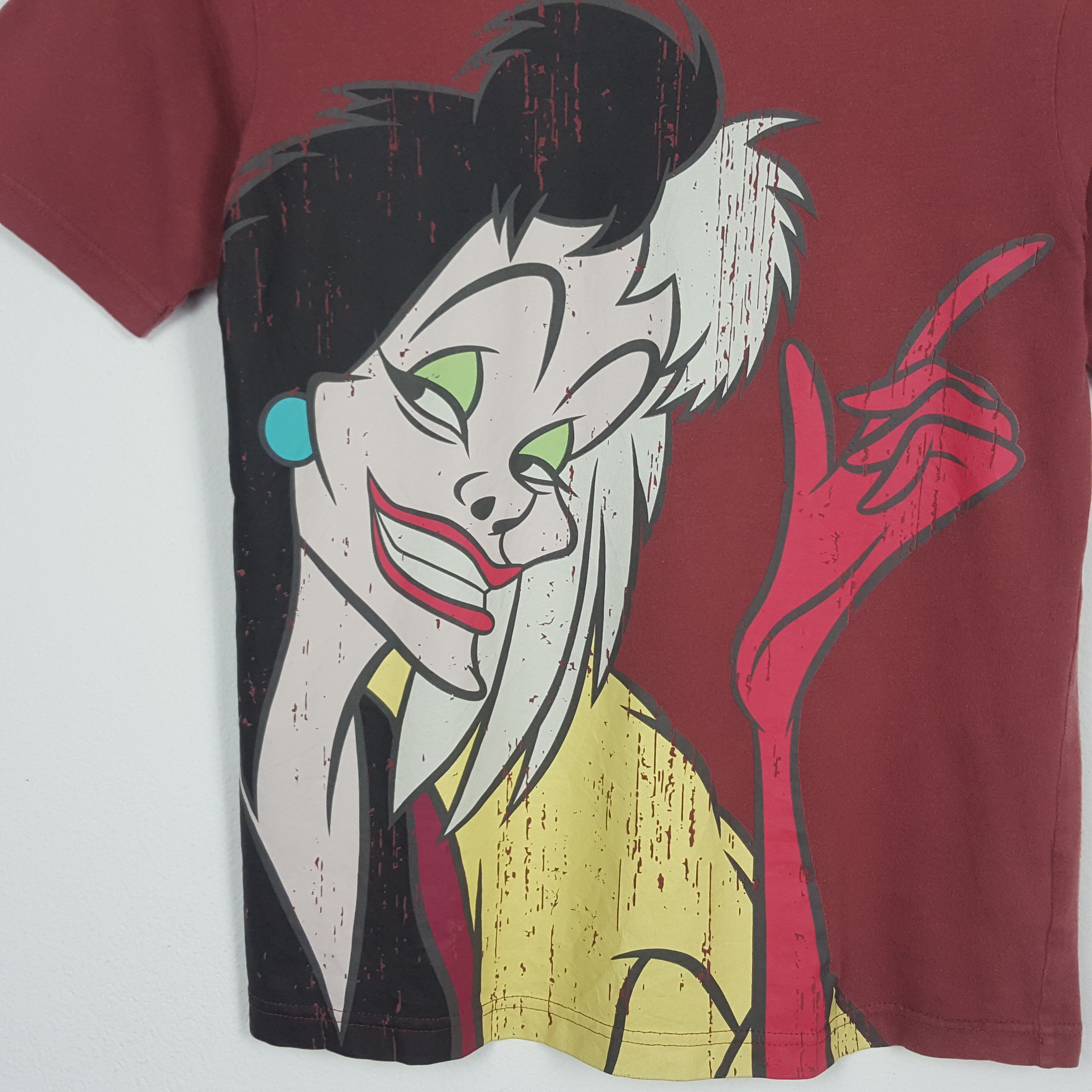 Disney × Vintage Vintage 101 Dalmatians Cruella Disney's Cartoon T-Shirt Size US S / EU 44-46 / 1 - 4 Thumbnail