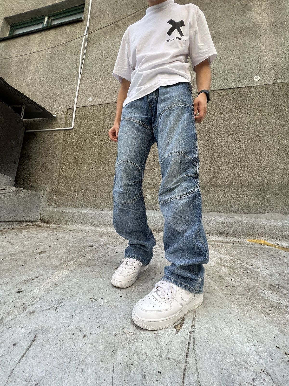 G-Star Vintage G-Star Raw Double Knee Jeans Size US 30 / EU 46 - 3 Thumbnail