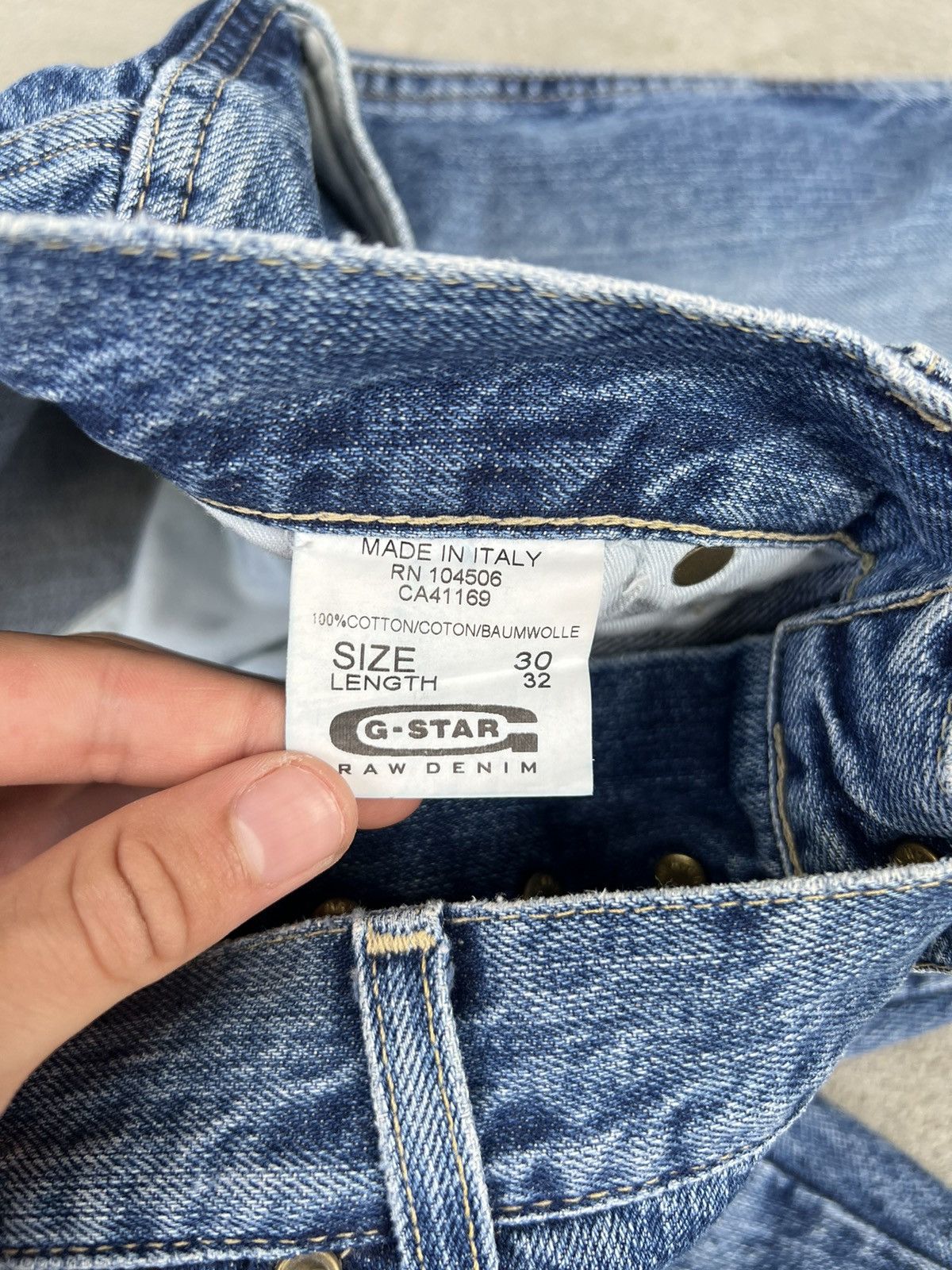 G-Star Vintage G-Star Raw Double Knee Jeans Size US 30 / EU 46 - 11 Thumbnail