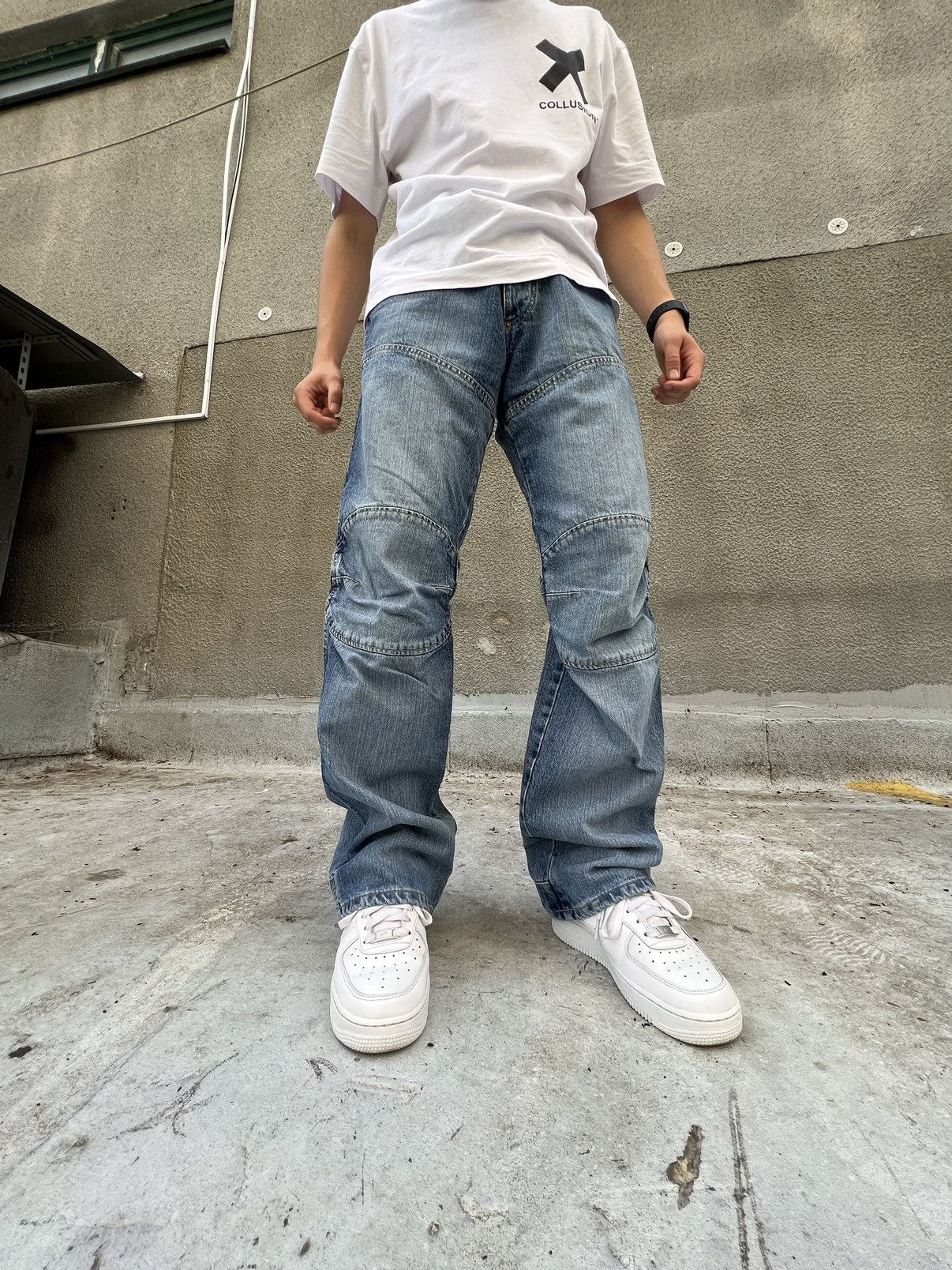 G-Star Vintage G-Star Raw Double Knee Jeans Size US 30 / EU 46 - 1 Thumbnail