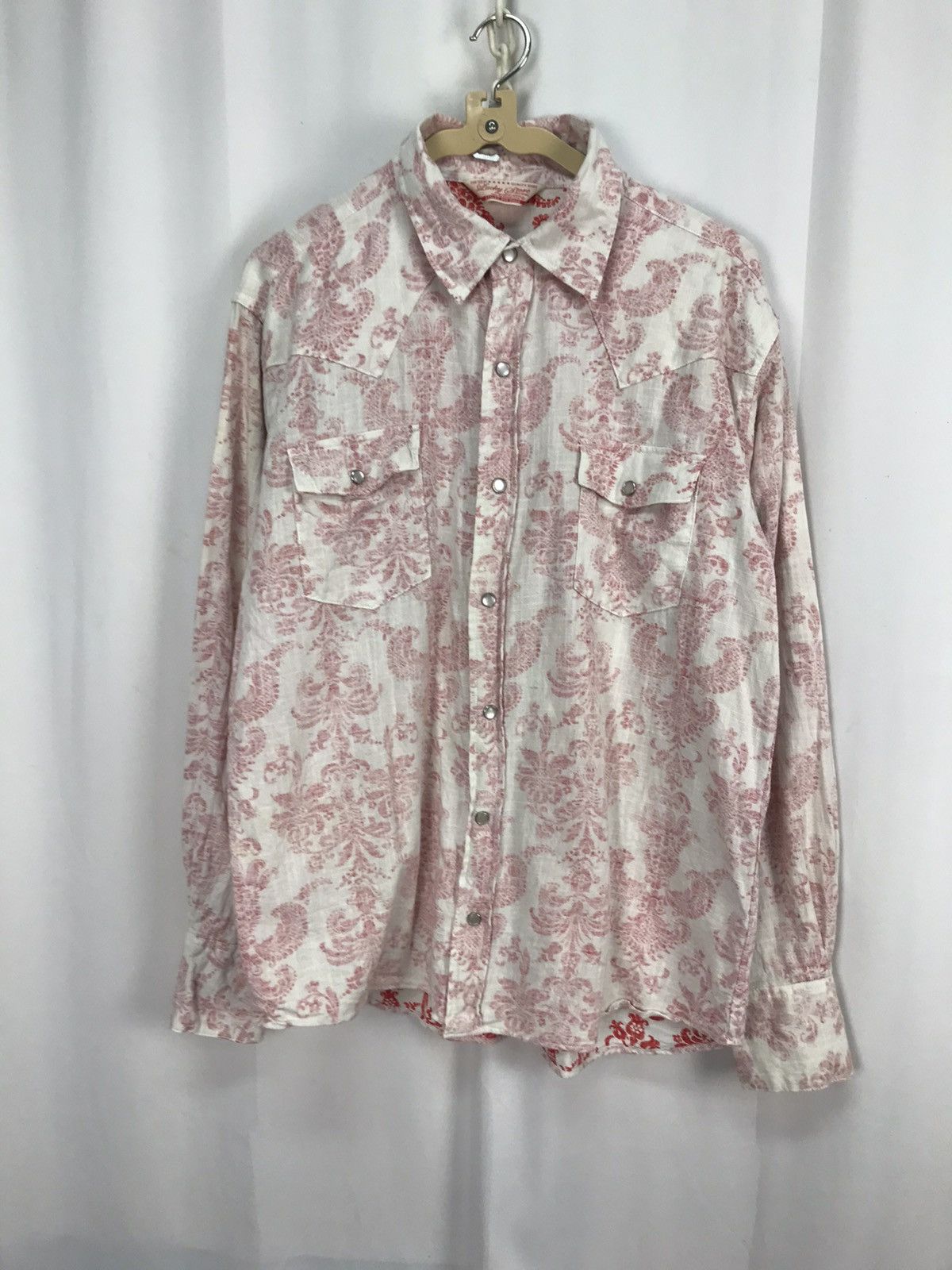 Japanese Brand × Other Lucky store snap button fullprint shirt long sleeve Size US M / EU 48-50 / 2 - 7 Thumbnail