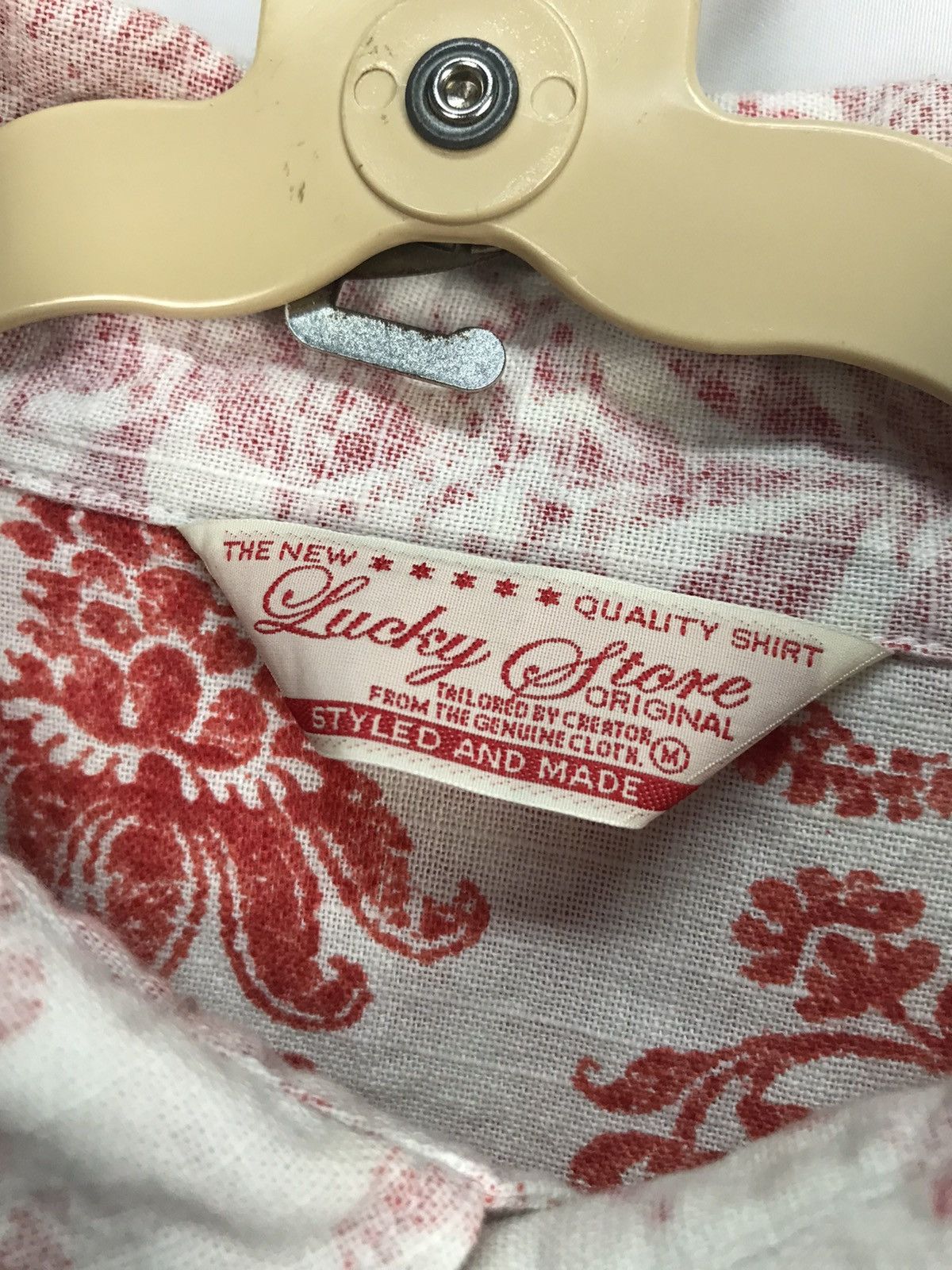 Japanese Brand × Other Lucky store snap button fullprint shirt long sleeve Size US M / EU 48-50 / 2 - 3 Thumbnail