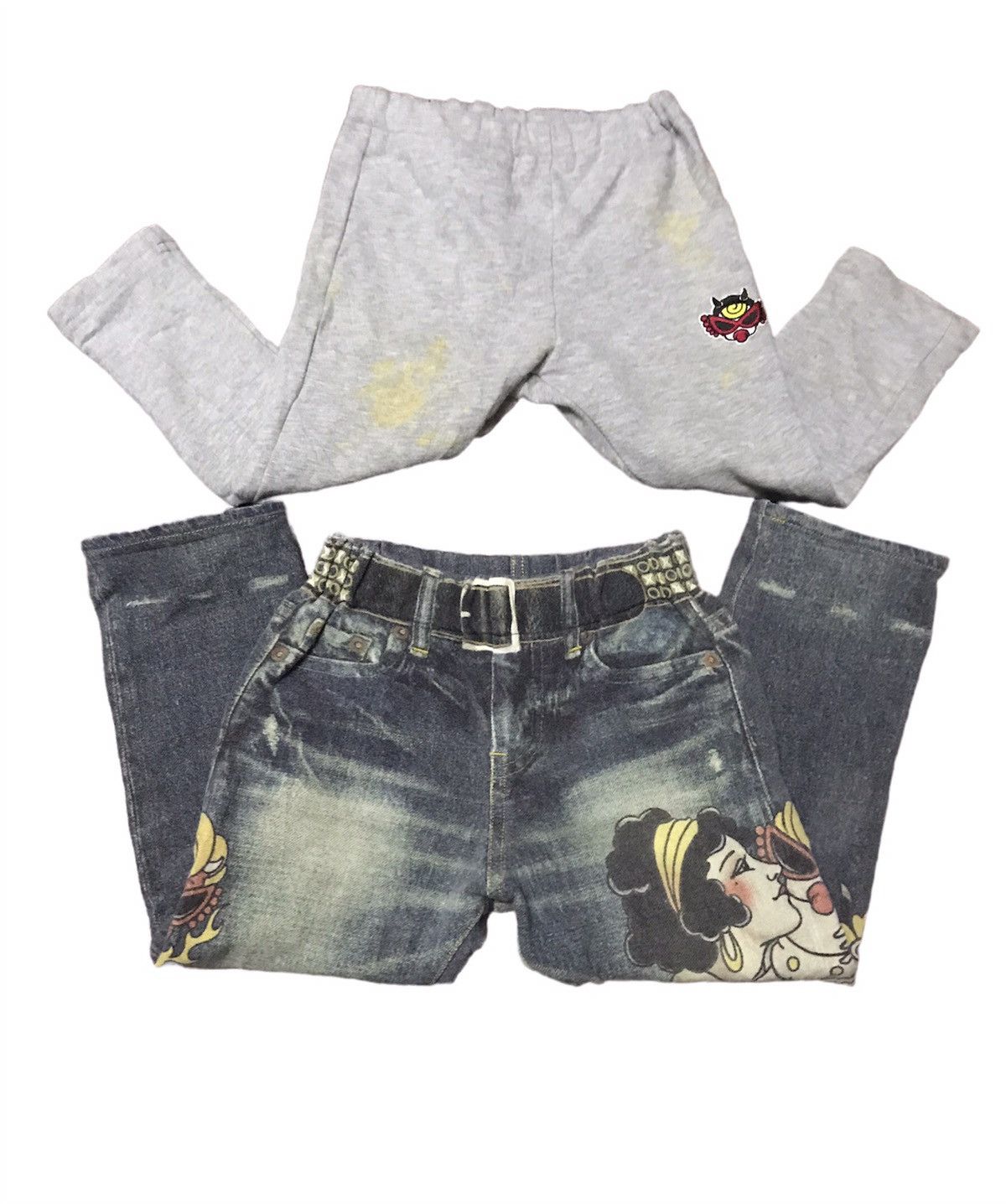 image of Hysteric Glamour x Kid Hysteric Mini Combos Pants For Kids (Size 26)