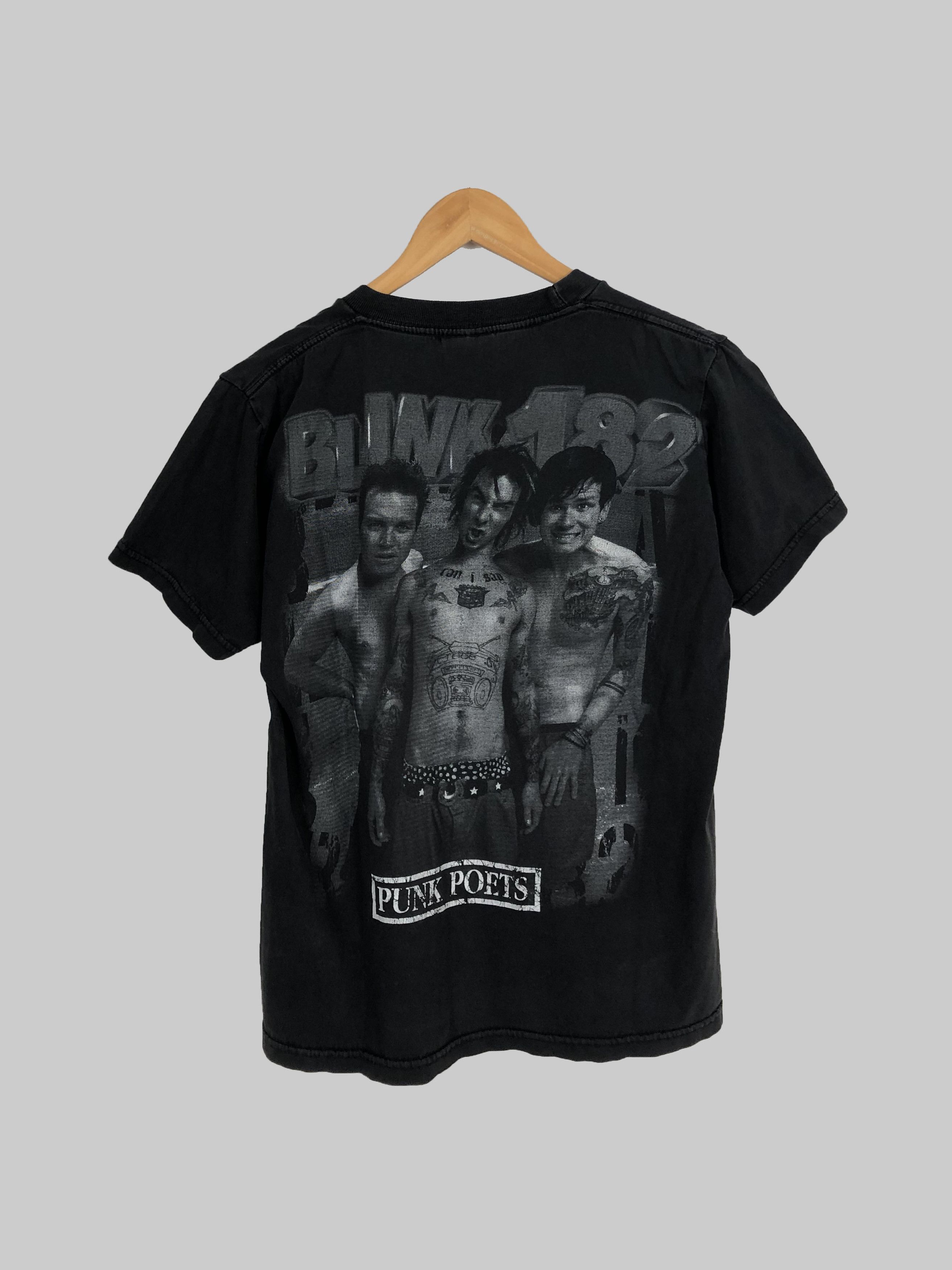 Band Tees Vintage 00s Blink-182 Punk Poets (Green Day Sum 41) Size US S / EU 44-46 / 1 - 2 Thumbnail