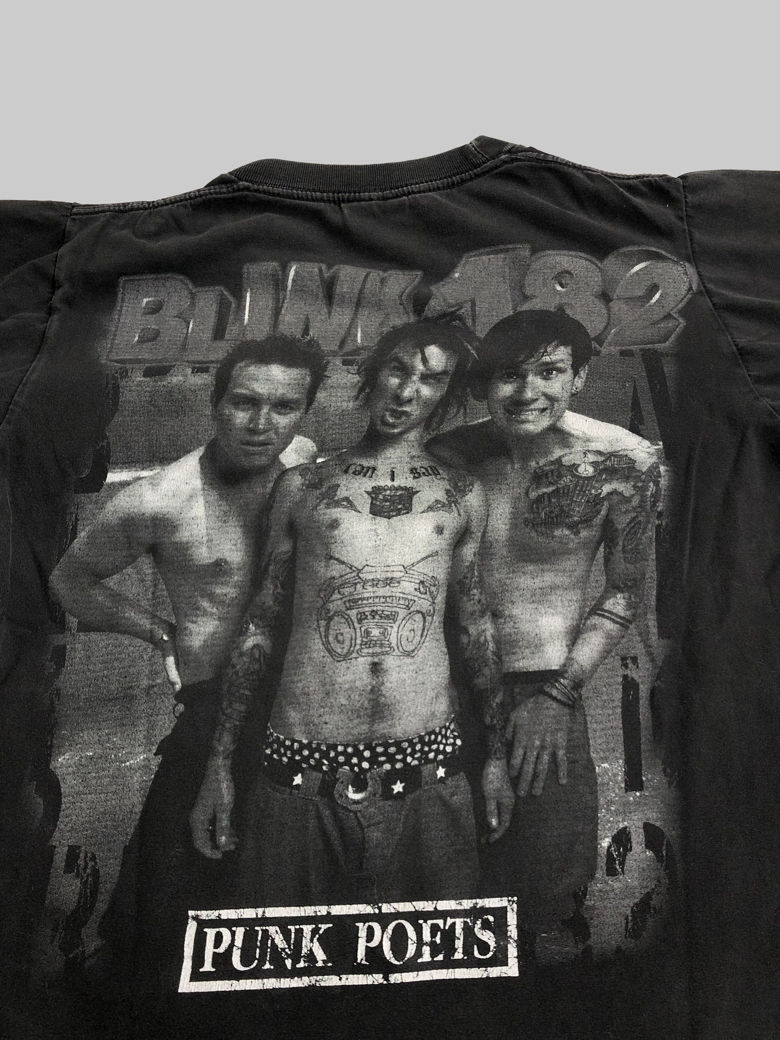 Band Tees Vintage 00s Blink-182 Punk Poets (Green Day Sum 41) Size US S / EU 44-46 / 1 - 6 Thumbnail