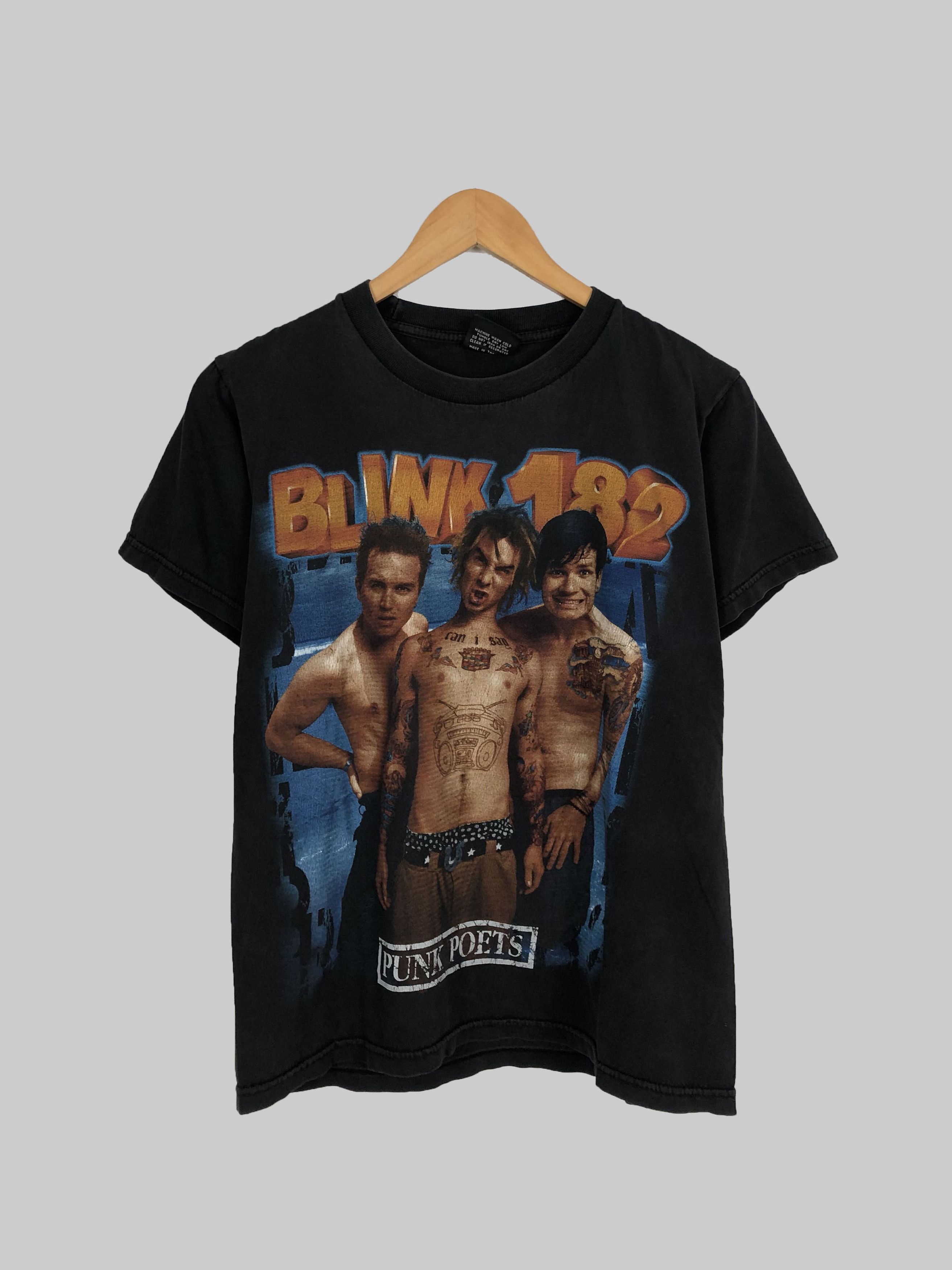 Band Tees Vintage 00s Blink-182 Punk Poets (Green Day Sum 41) Size US S / EU 44-46 / 1 - 1 Thumbnail