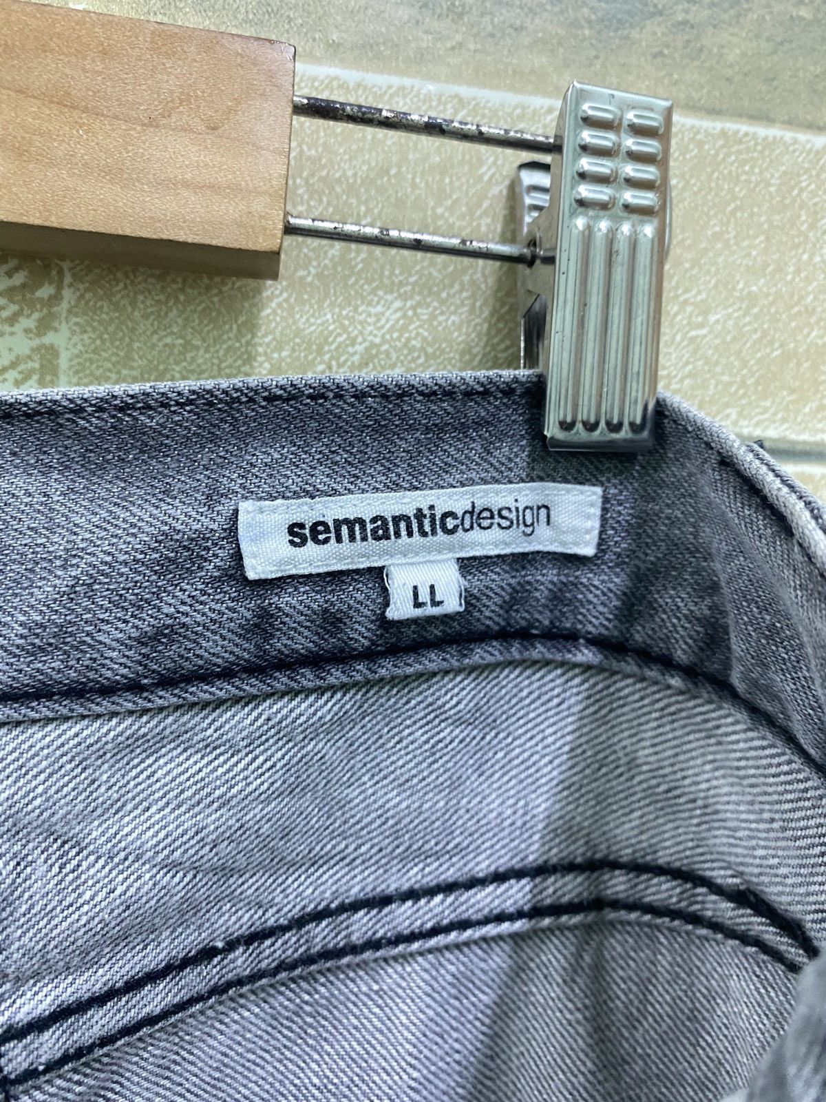 Japanese Brand × Vintage Vintage SEMANTIC DESIGN Printed 27101963 Flared Pants Size US 32 / EU 48 - 16 Thumbnail