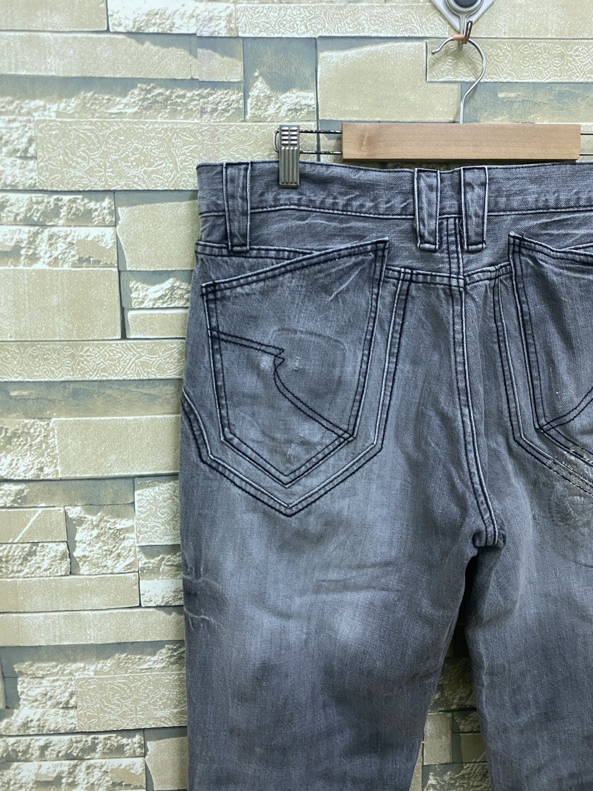 Japanese Brand × Vintage Vintage SEMANTIC DESIGN Printed 27101963 Flared Pants Size US 32 / EU 48 - 11 Thumbnail