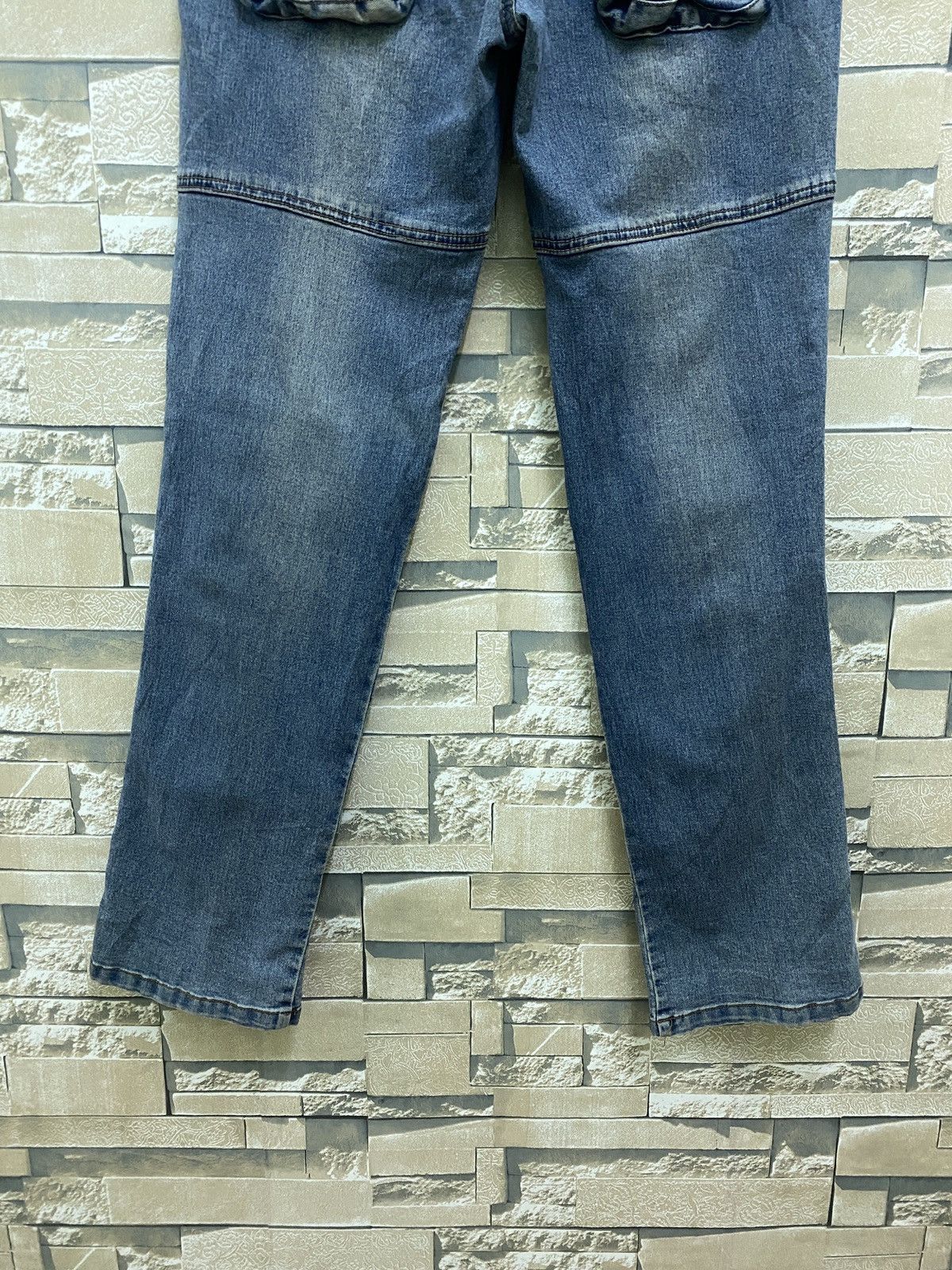 Japanese Brand × Vintage OXTO Bush Pant Denim Blue Jeans Stacked Design Size US 30 / EU 46 - 15 Thumbnail