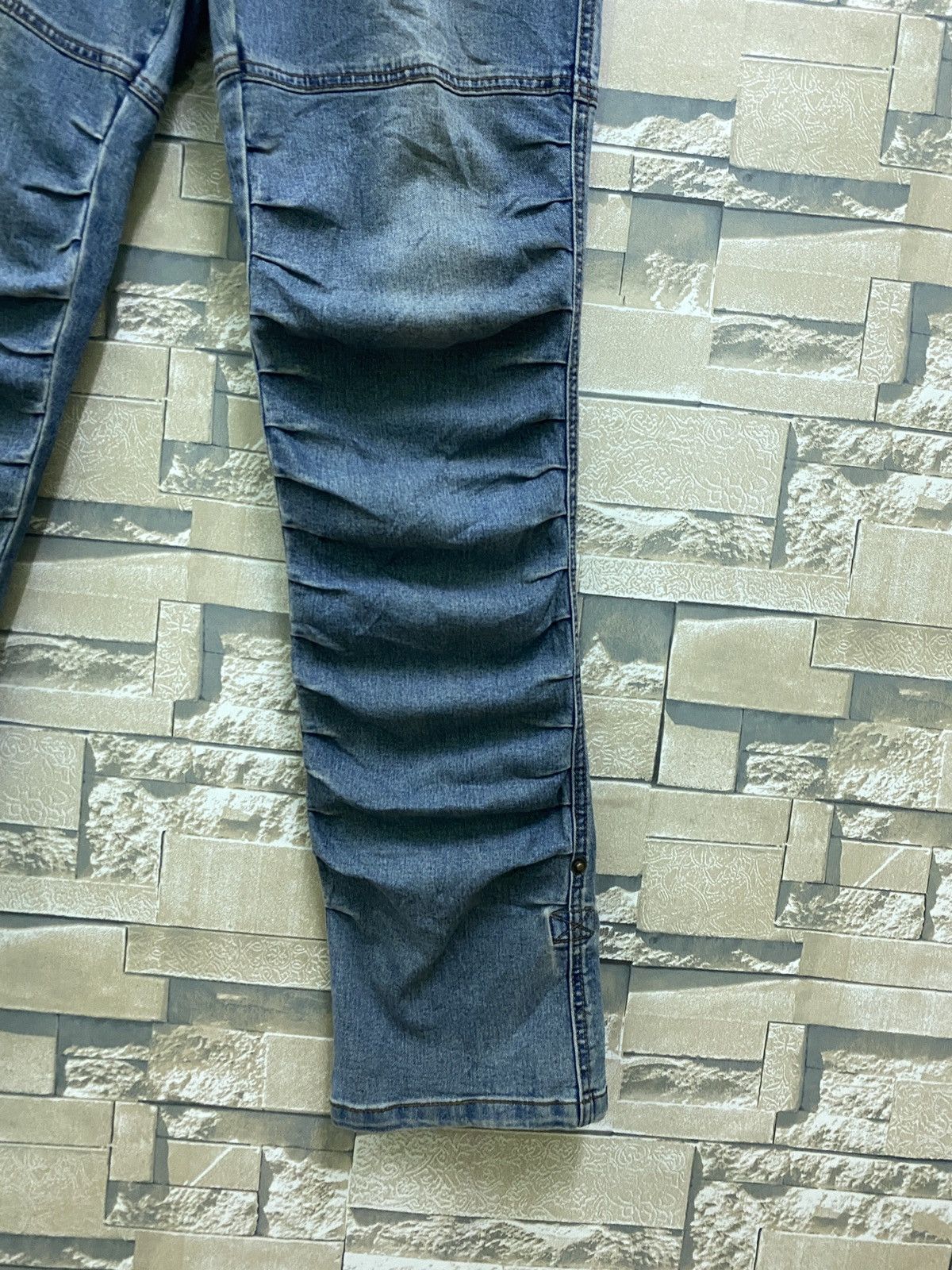 Japanese Brand × Vintage OXTO Bush Pant Denim Blue Jeans Stacked Design Size US 30 / EU 46 - 6 Thumbnail