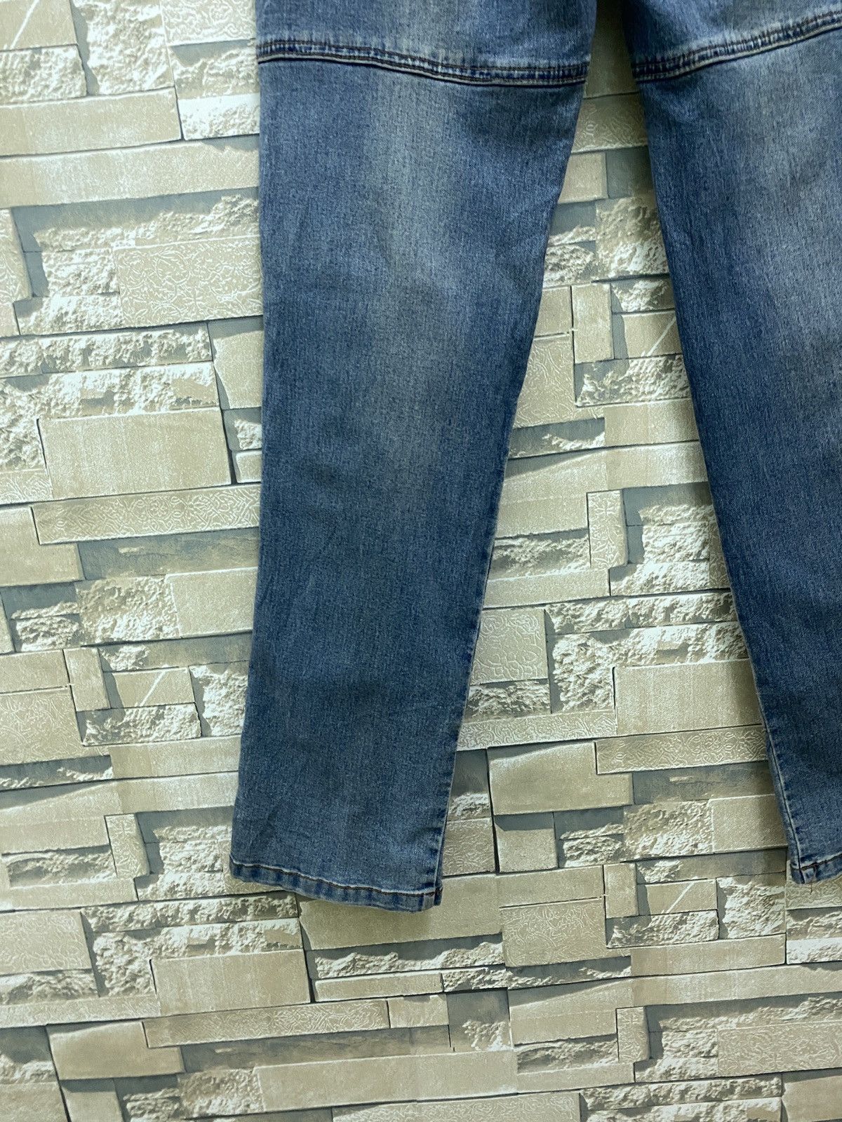 Japanese Brand × Vintage OXTO Bush Pant Denim Blue Jeans Stacked Design Size US 30 / EU 46 - 14 Thumbnail