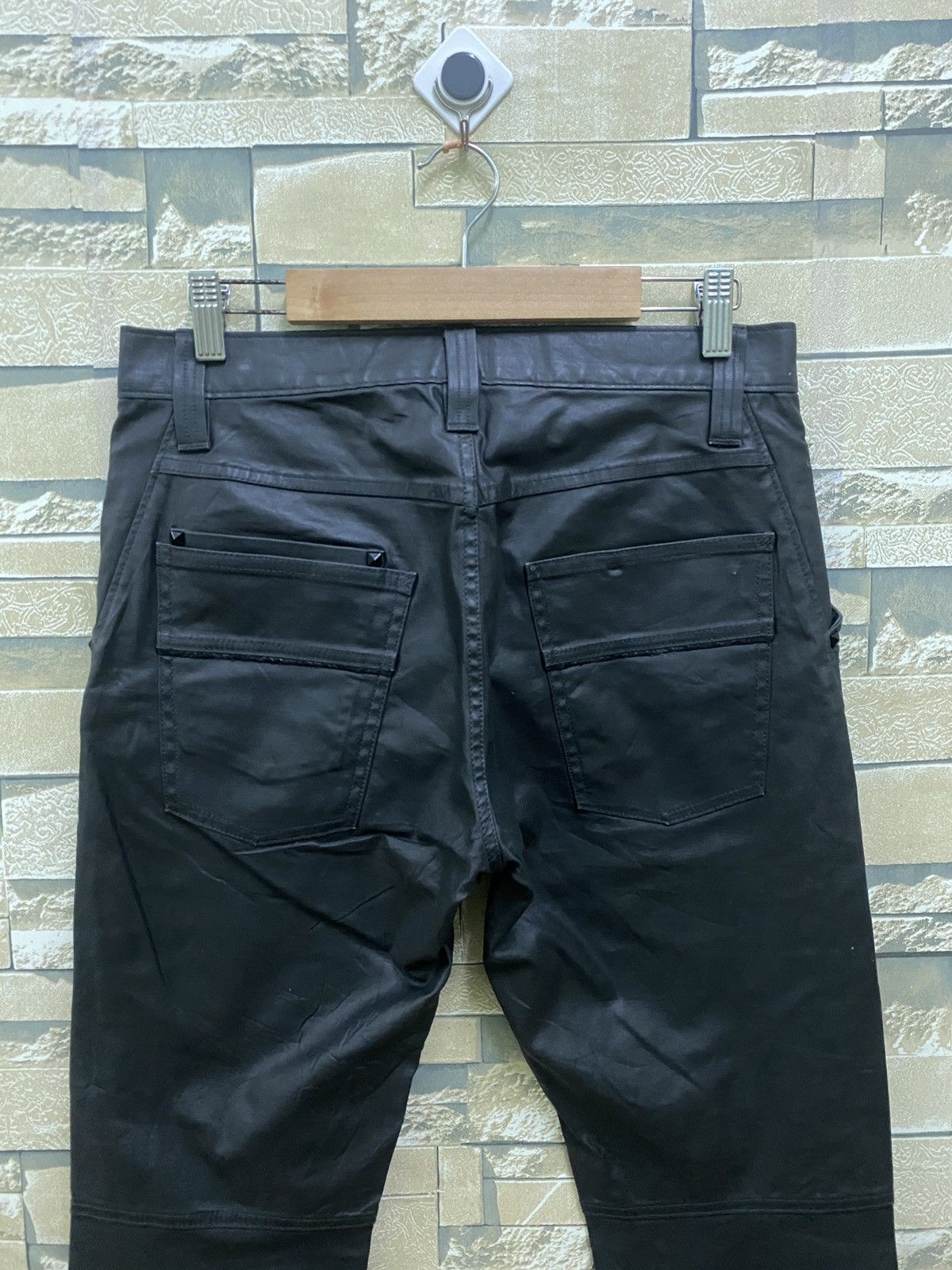 Japanese Brand UNIQLO Coated Cloth Synthetic Leather Pants Size US 29 - 10 Thumbnail